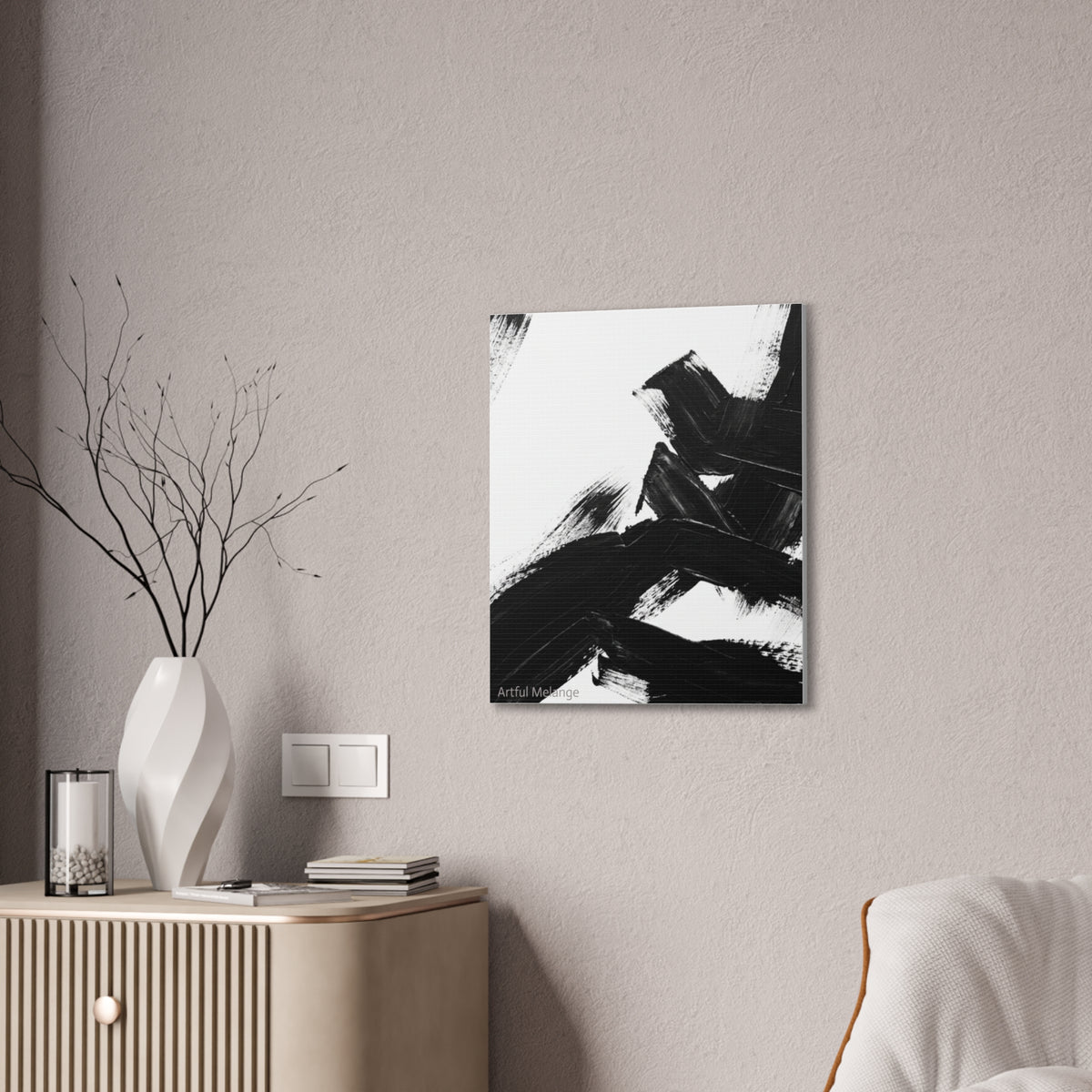 Acrylic Abstract Canvas Print - Richly Textured Artistry