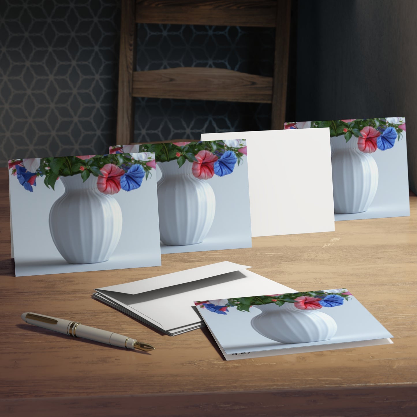 Blossoming Love Mother's Day Note Card Set(5-Pack)
