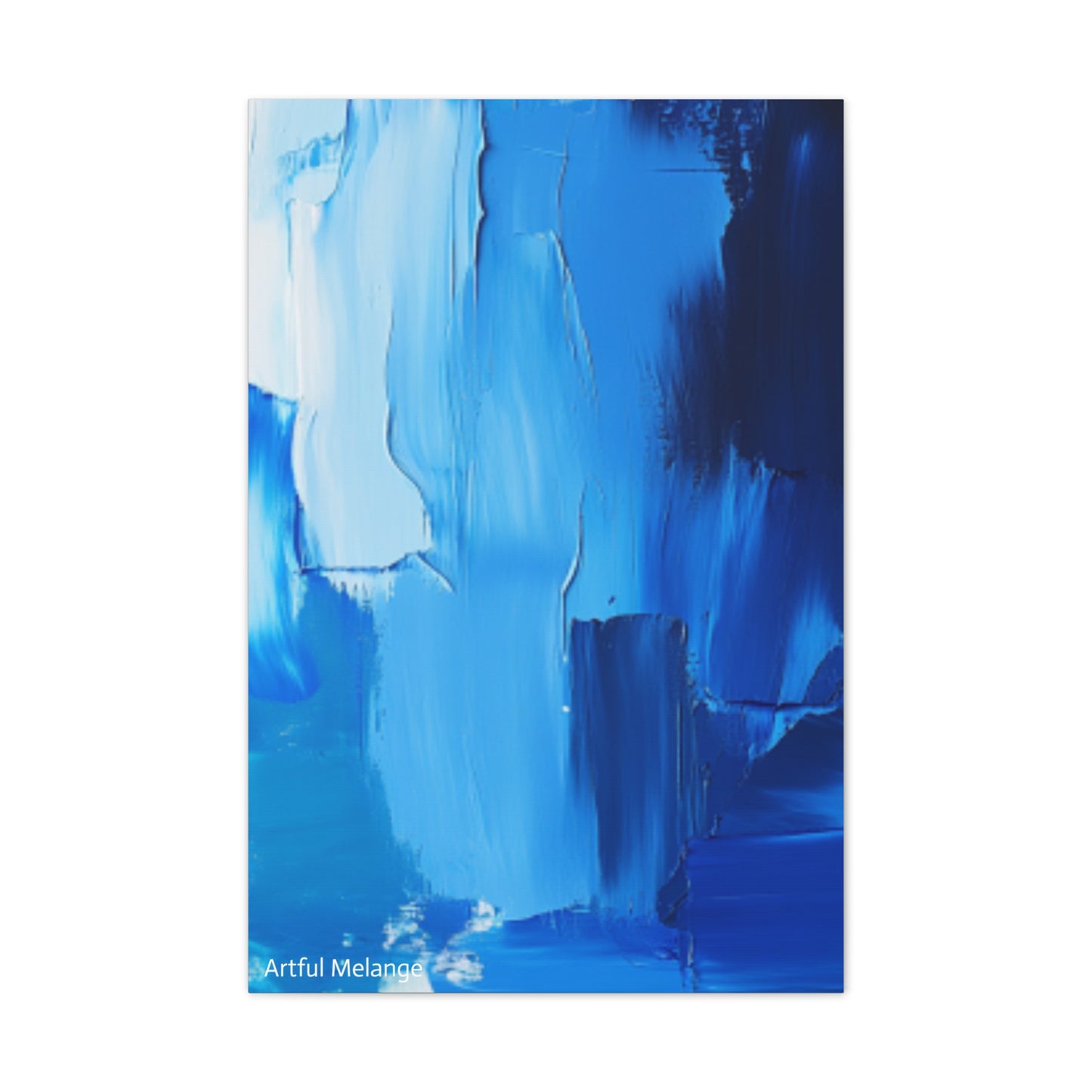 Acrylic Abstract Canvas Print - Richly Textured Artistry
