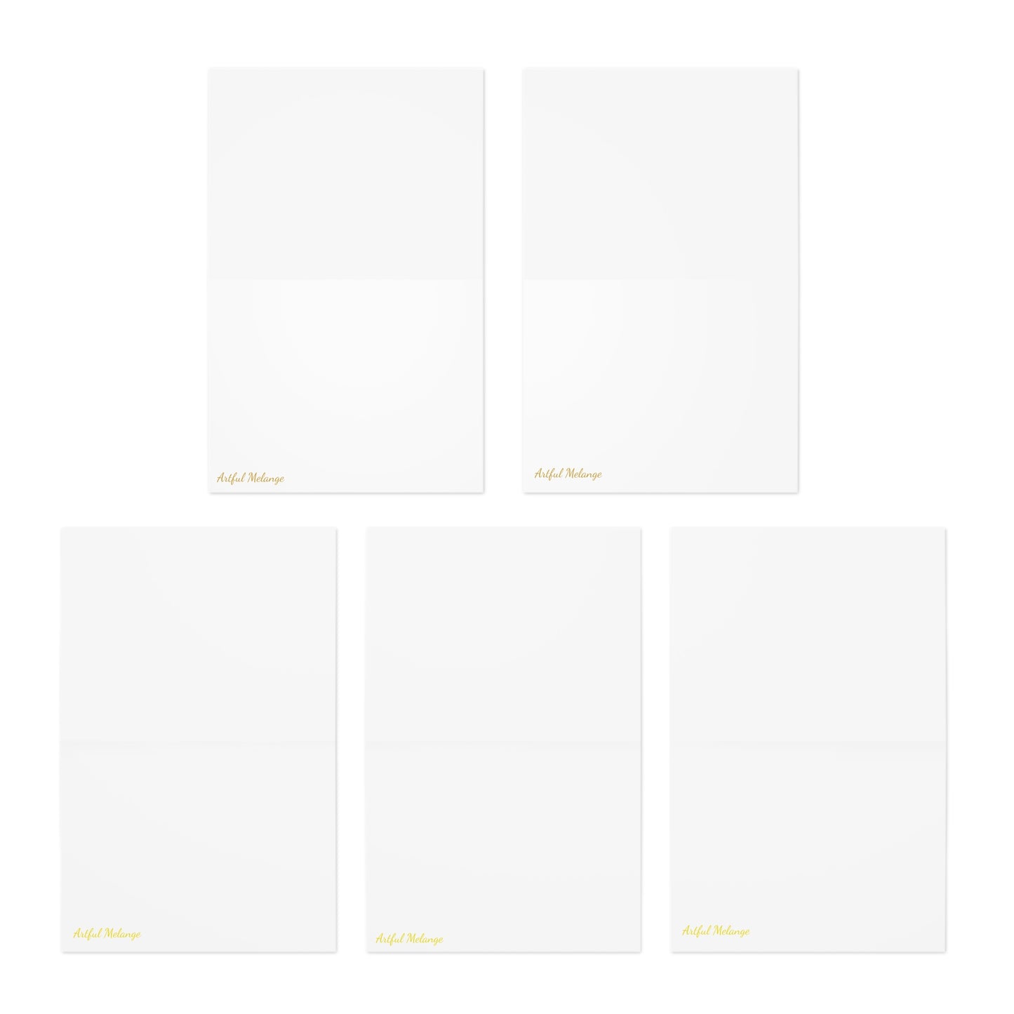 Elegance in Ink:  Abstract Art Note Card Set(5-Pack)