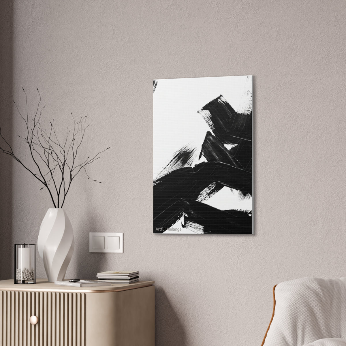 Acrylic Abstract Canvas Print - Richly Textured Artistry