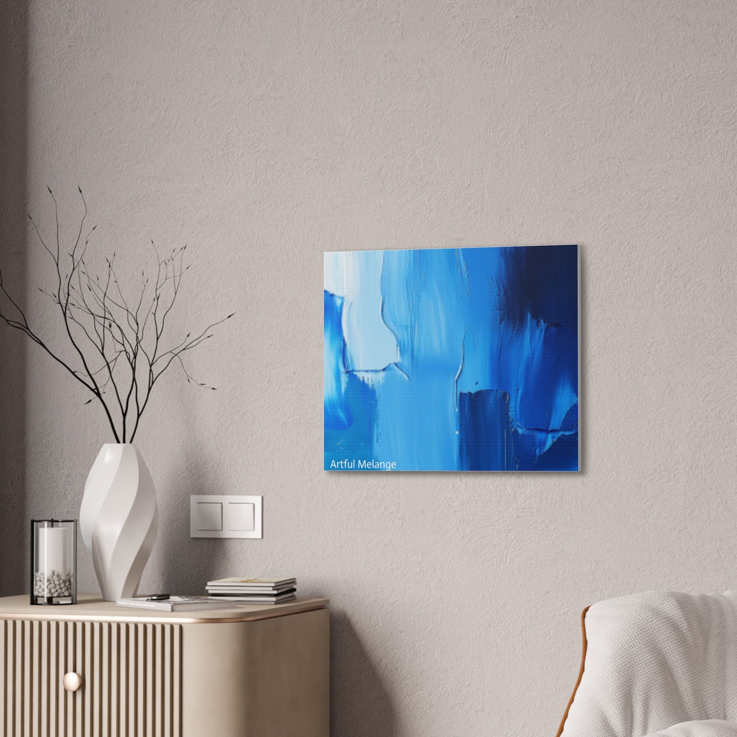 Acrylic Abstract Canvas Print - Richly Textured Artistry