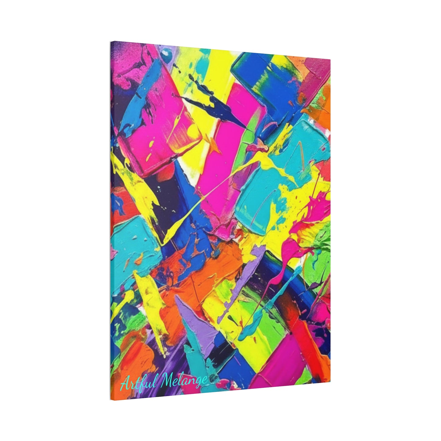 Acrylic Abstract Canvas Print - Richly Textured Artistry