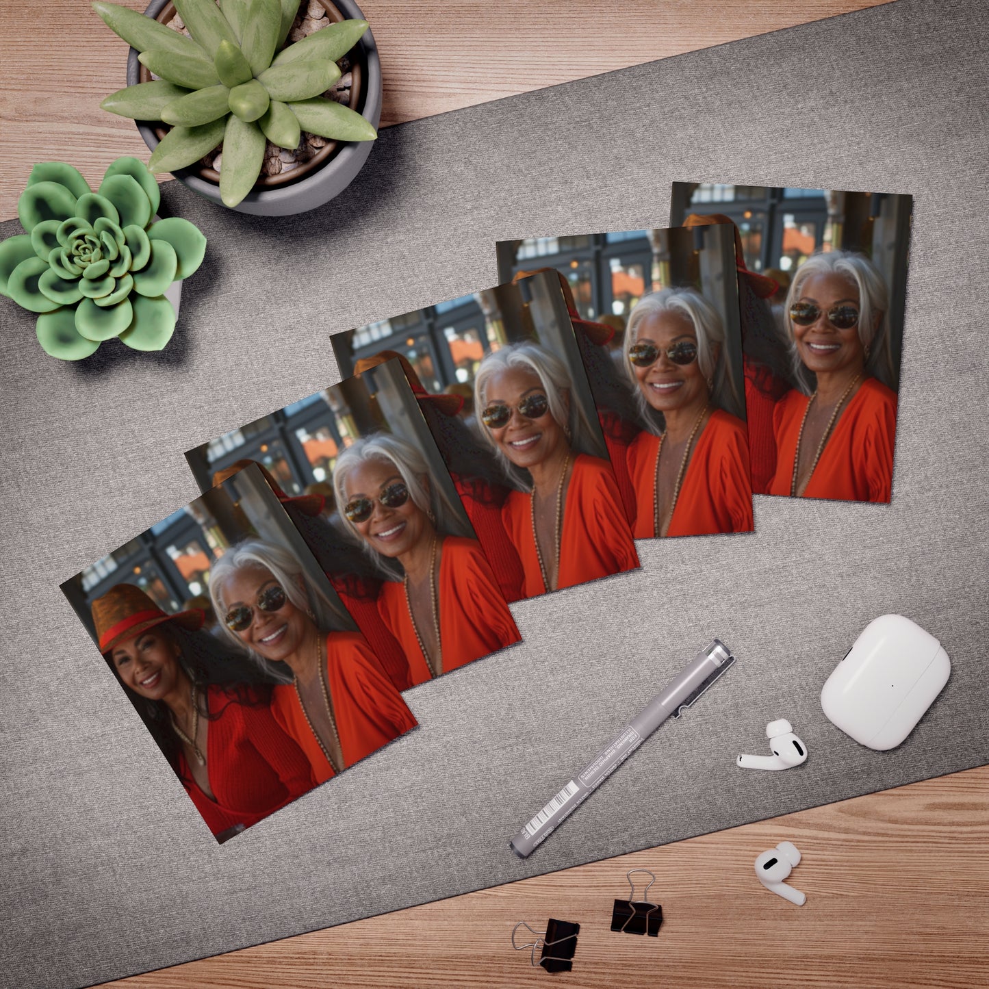 Mimosas and Melanin Note Card Set (5-Pack)