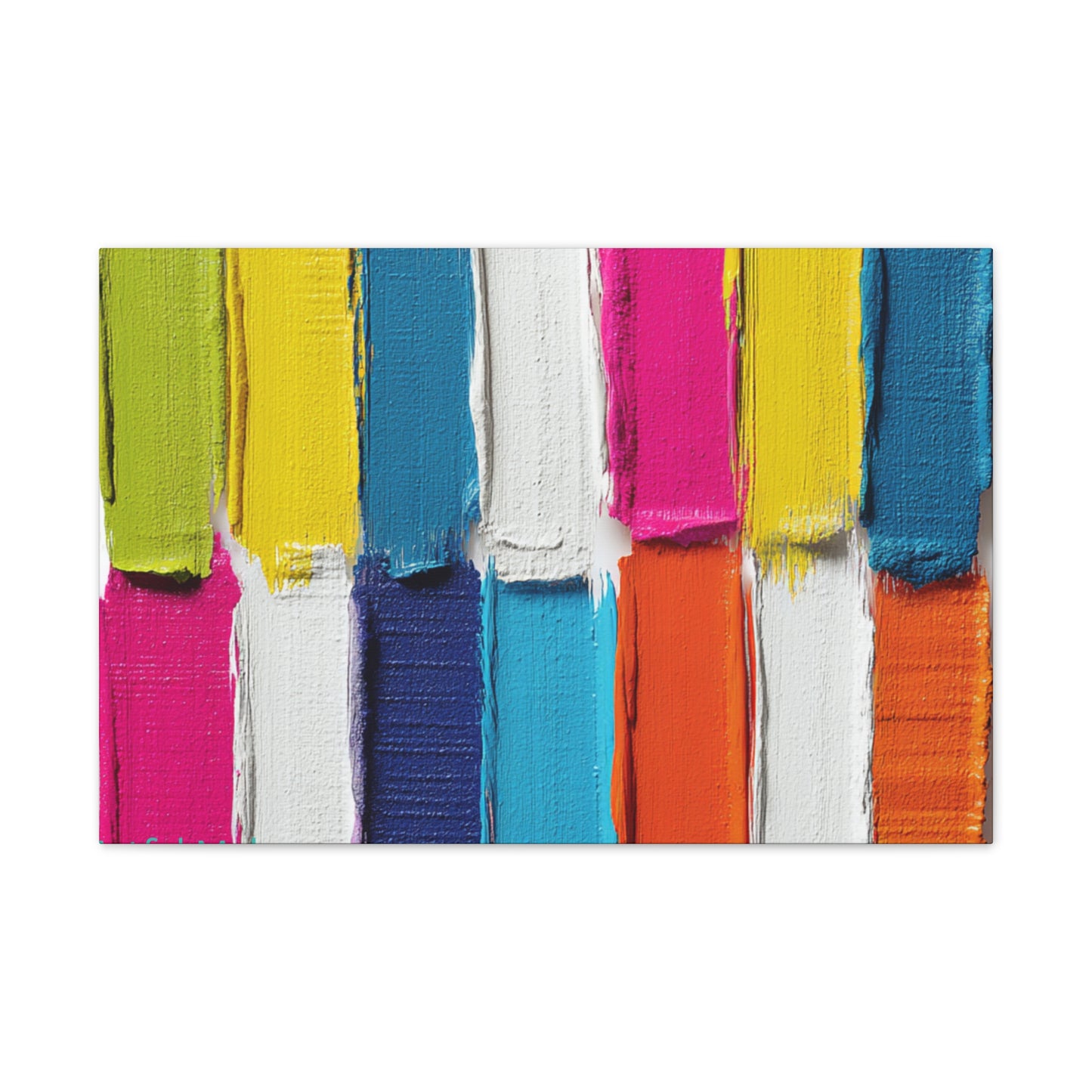 Acrylic Abstract Canvas Print - Richly Textured Artistry