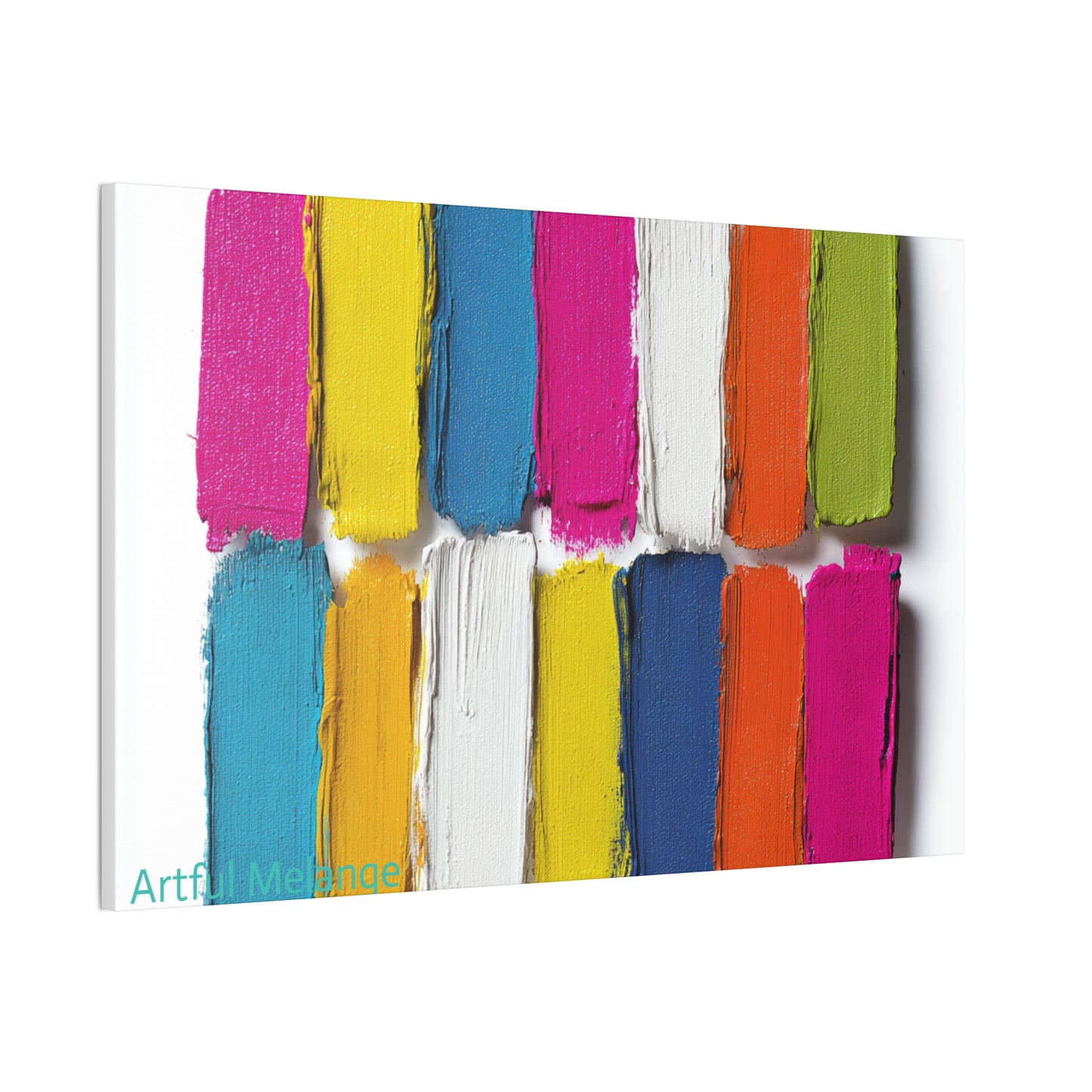 Acrylic Abstract Canvas Print - Richly Textured Artistry