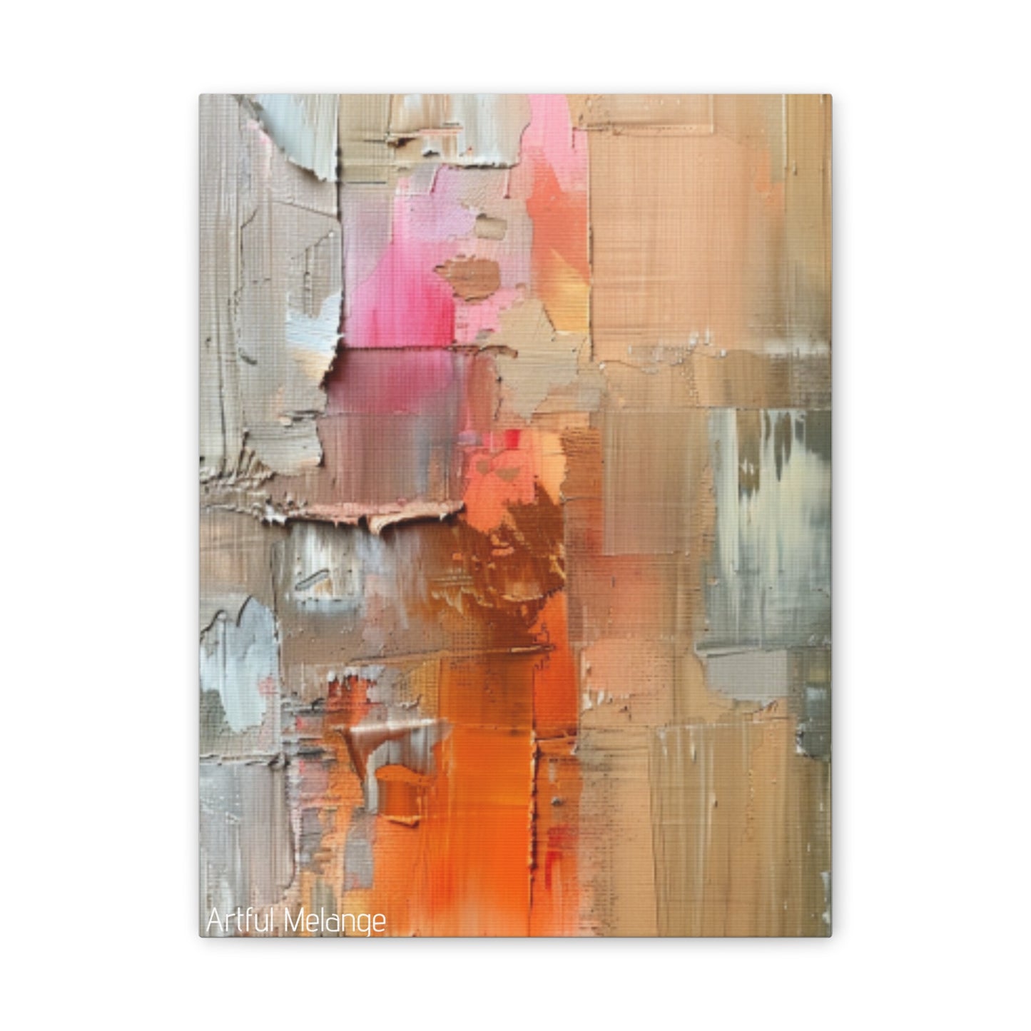 Primary Elegance: A Symphony of Sophistication Canvas Print
