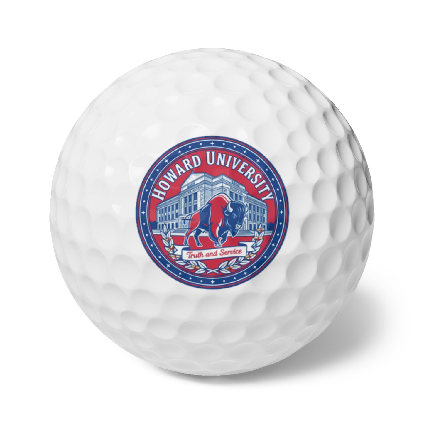 Howard University “The Yard Legacy” Golf Ball Set, 6 pcs 7