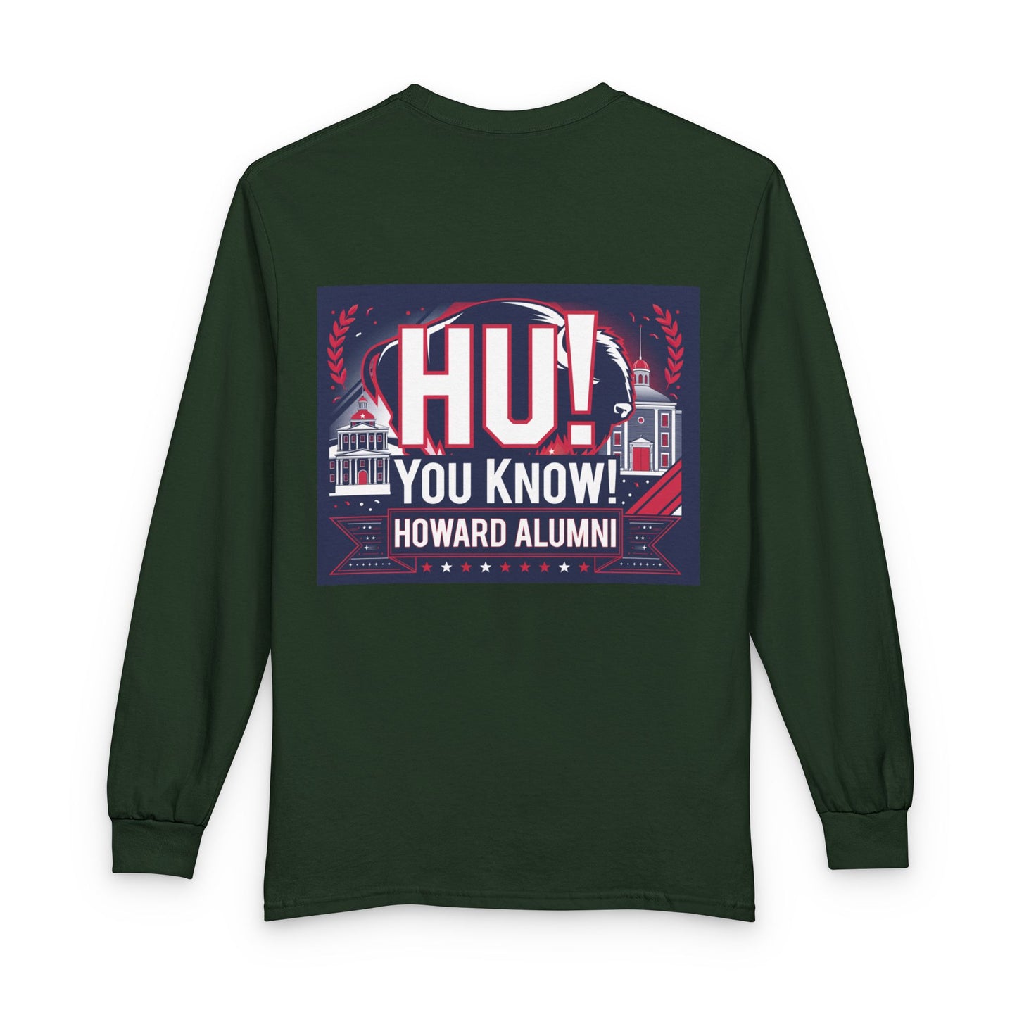 Howard University Heritage Reserve/Unisex Long Sleeve T-Shirt 4