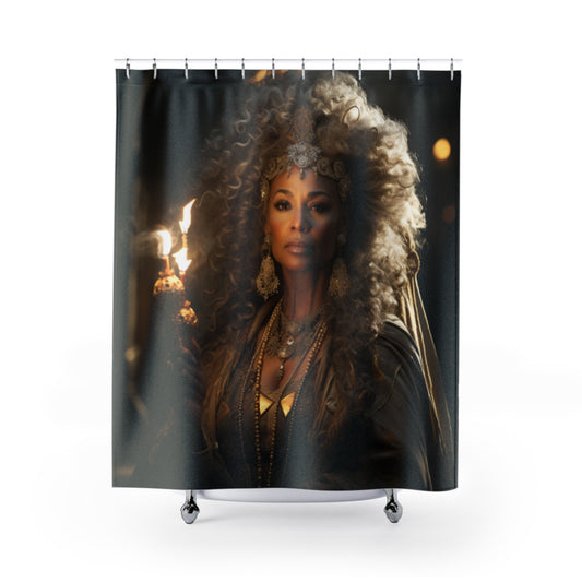 HeritageTapestry Afro Centric   Shower Curtain