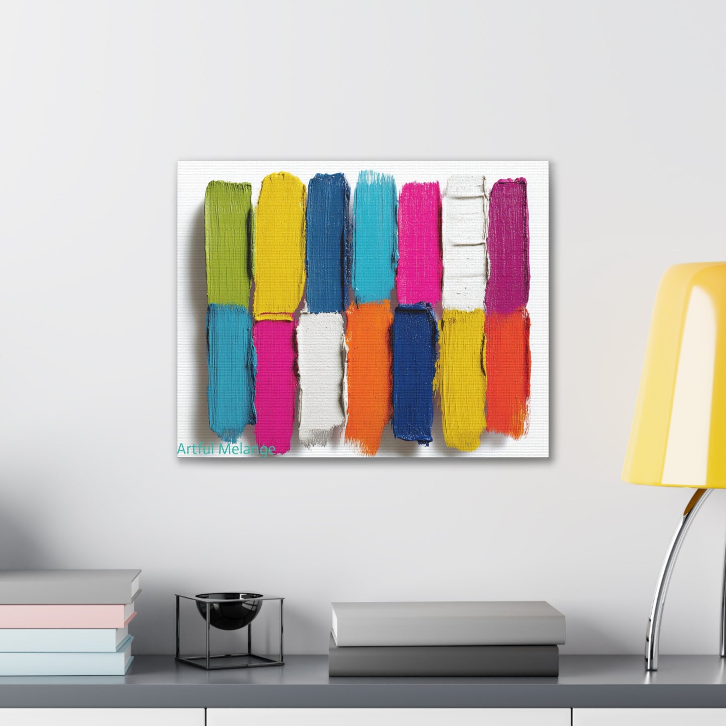 Acrylic Abstract Canvas Print - Richly Textured Artistry
