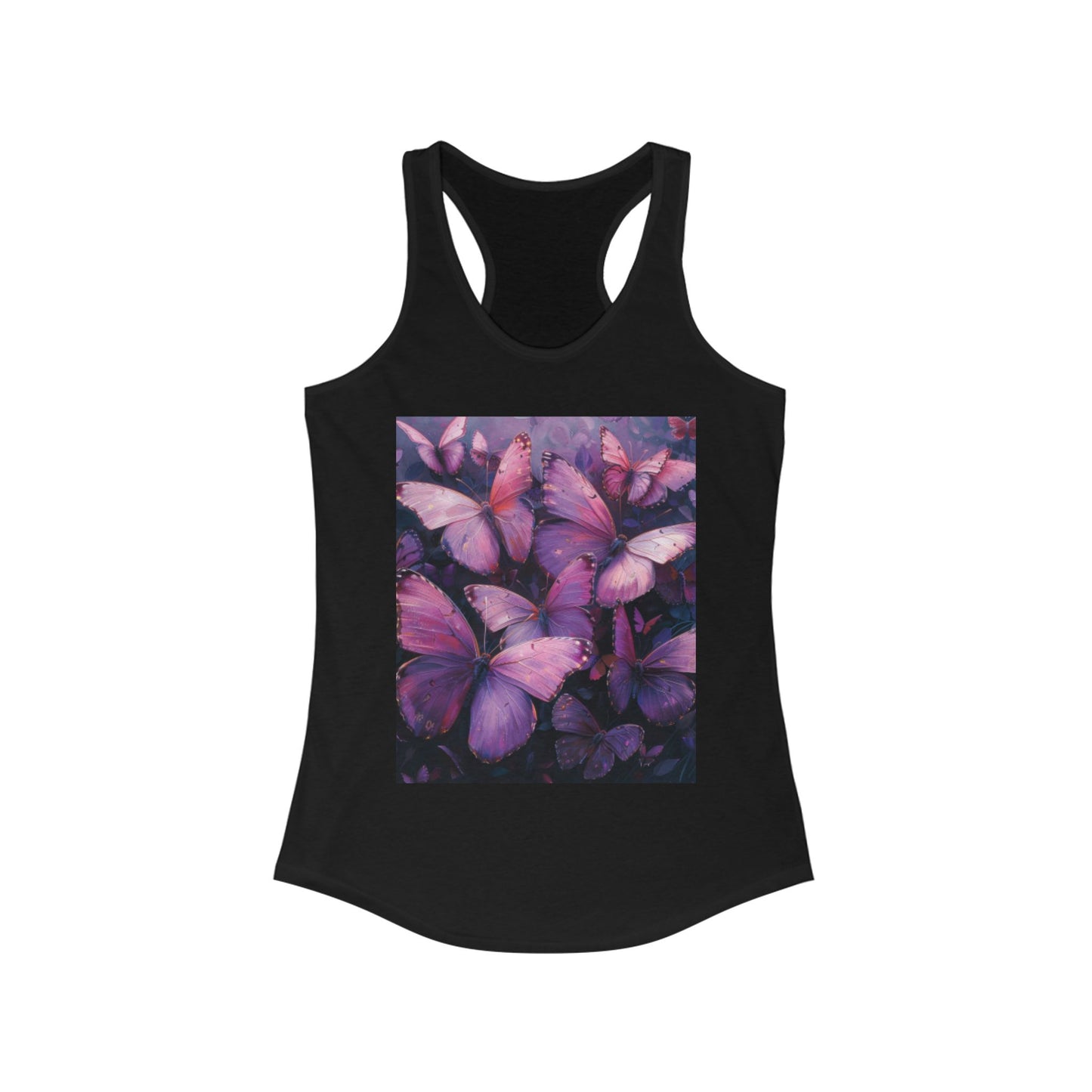 Flutter & Flow | Women's Razorback White T-Shirts with Artistic Butterflies 3