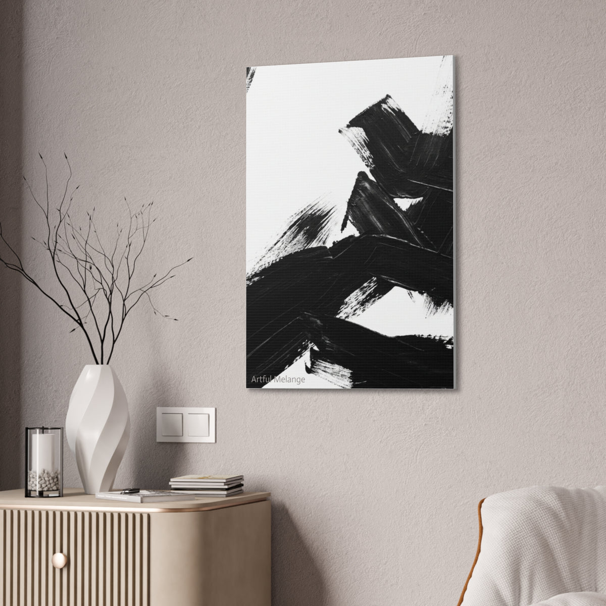 Acrylic Abstract Canvas Print - Richly Textured Artistry