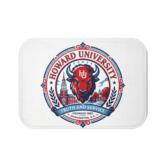 Howard University Legacy Bath Mat – Bison Pride Dorm Collection