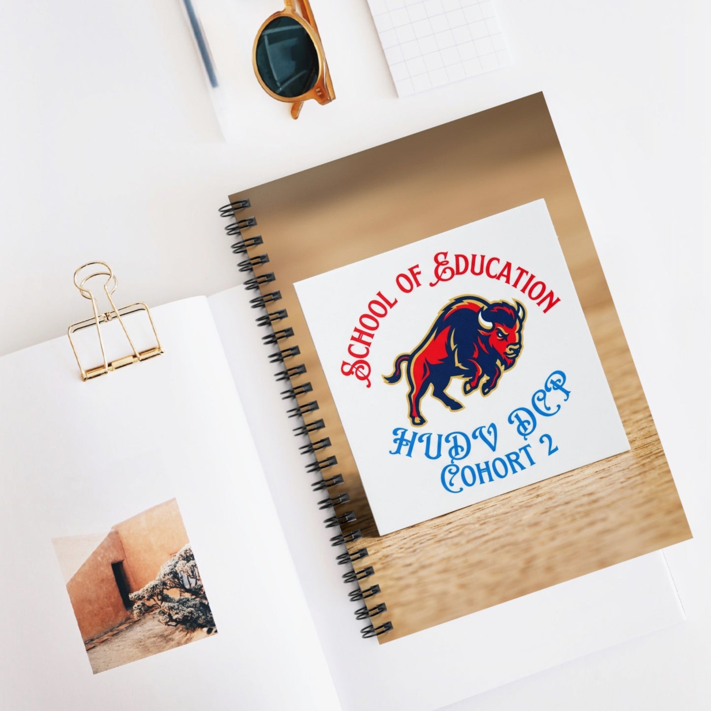 Howard University SOE Cohort 2 Signature Journal Collection/Spiral Notebook 2 - Ruled Line