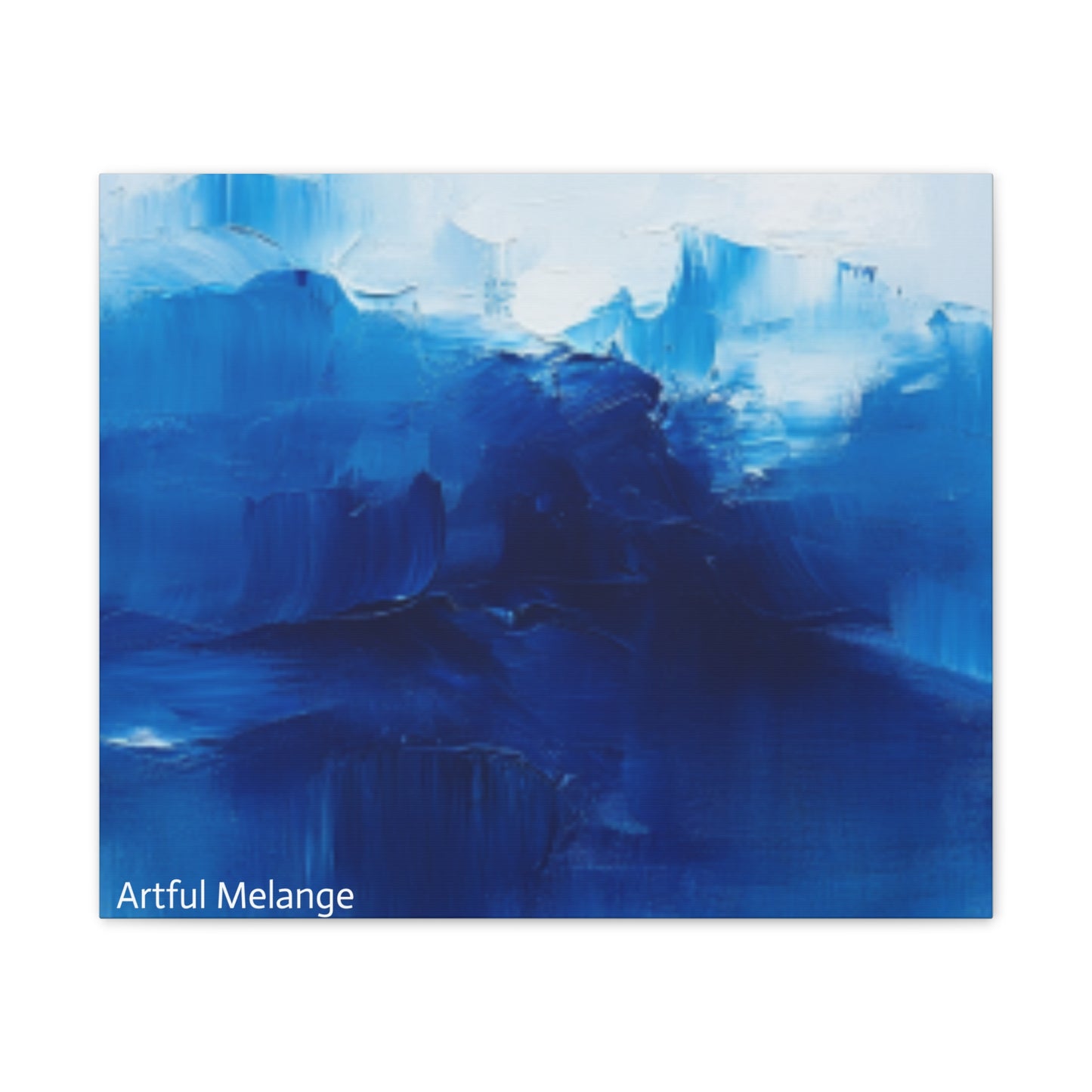 Acrylic Abstract Canvas Print - Richly Textured Artistry