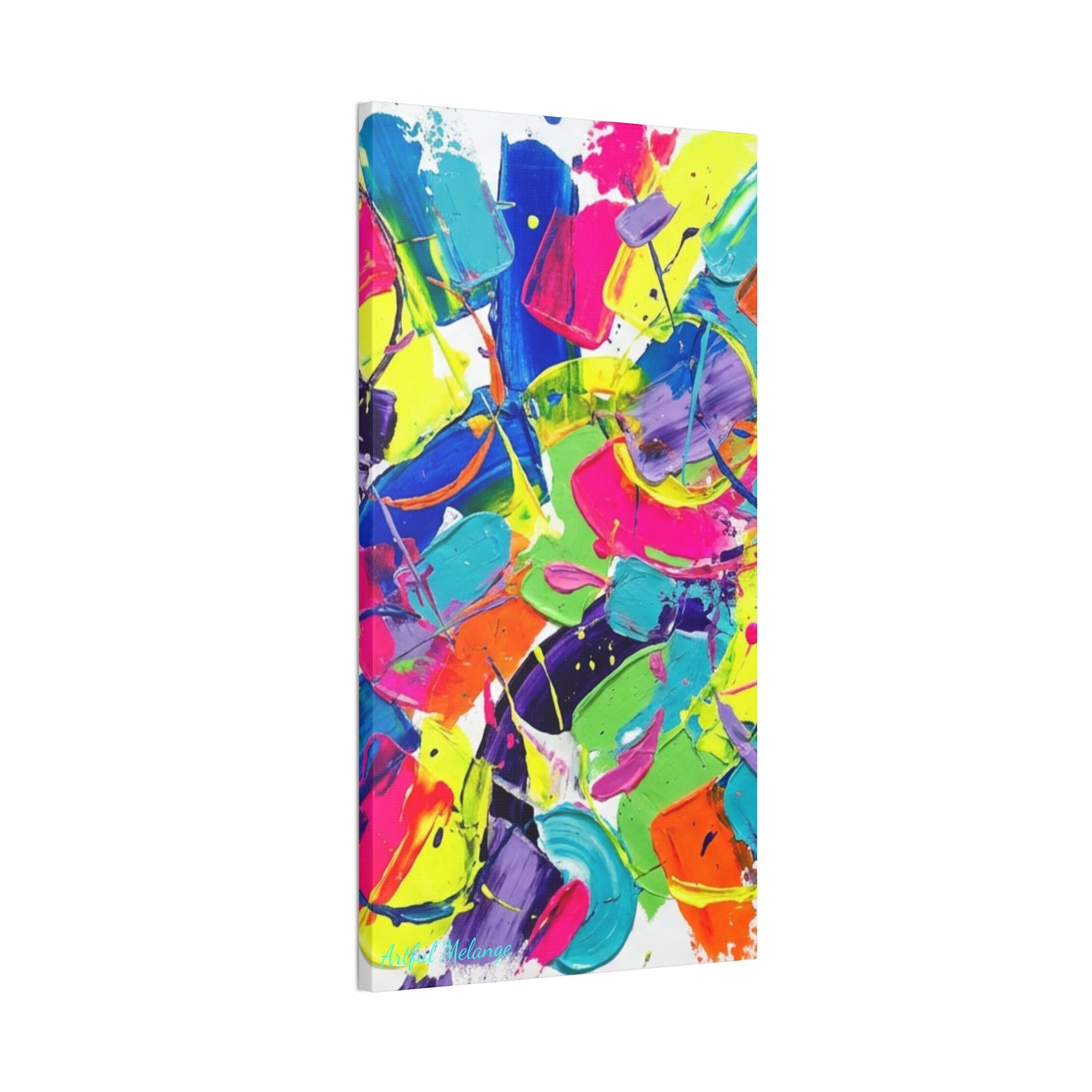 Acrylic Abstract Canvas Print - Richly Textured Artistry