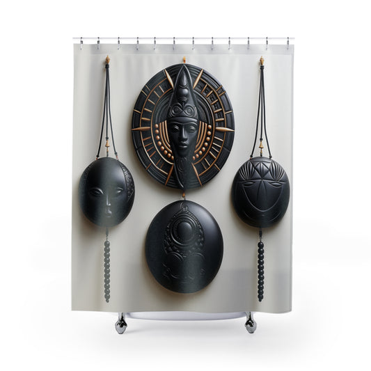 HeritageTapestry Afro Centric   Shower Curtain