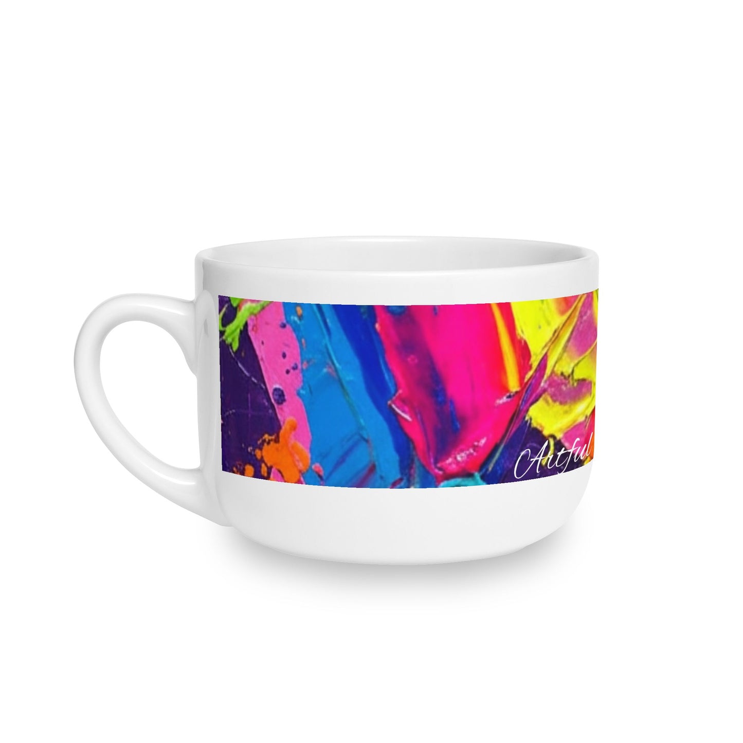 ChromaSoul™ Abstract Latte Mug Collection, 25oz