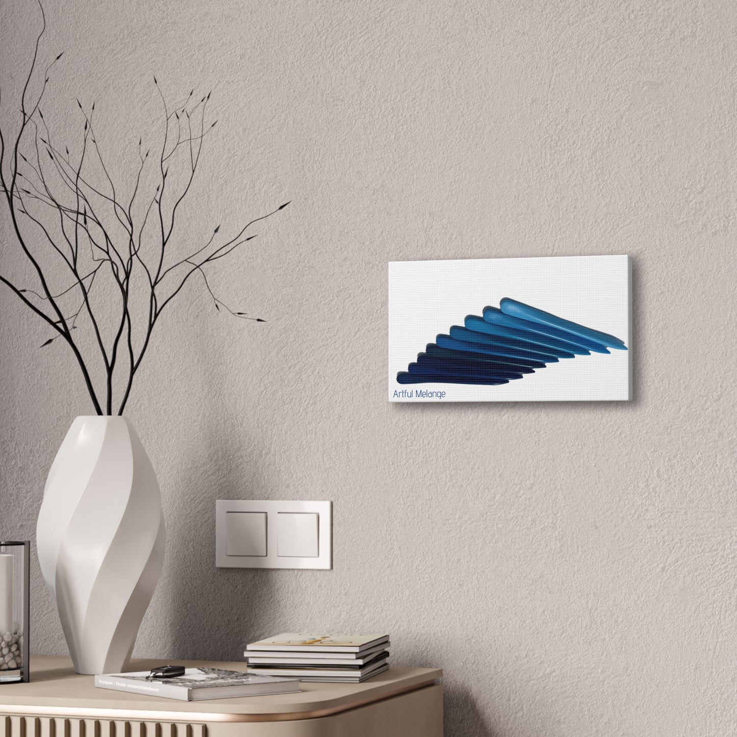 Spectrum Stacks: A Colorful Daydream in Posters and Canvas Prints/Vote Blue wave