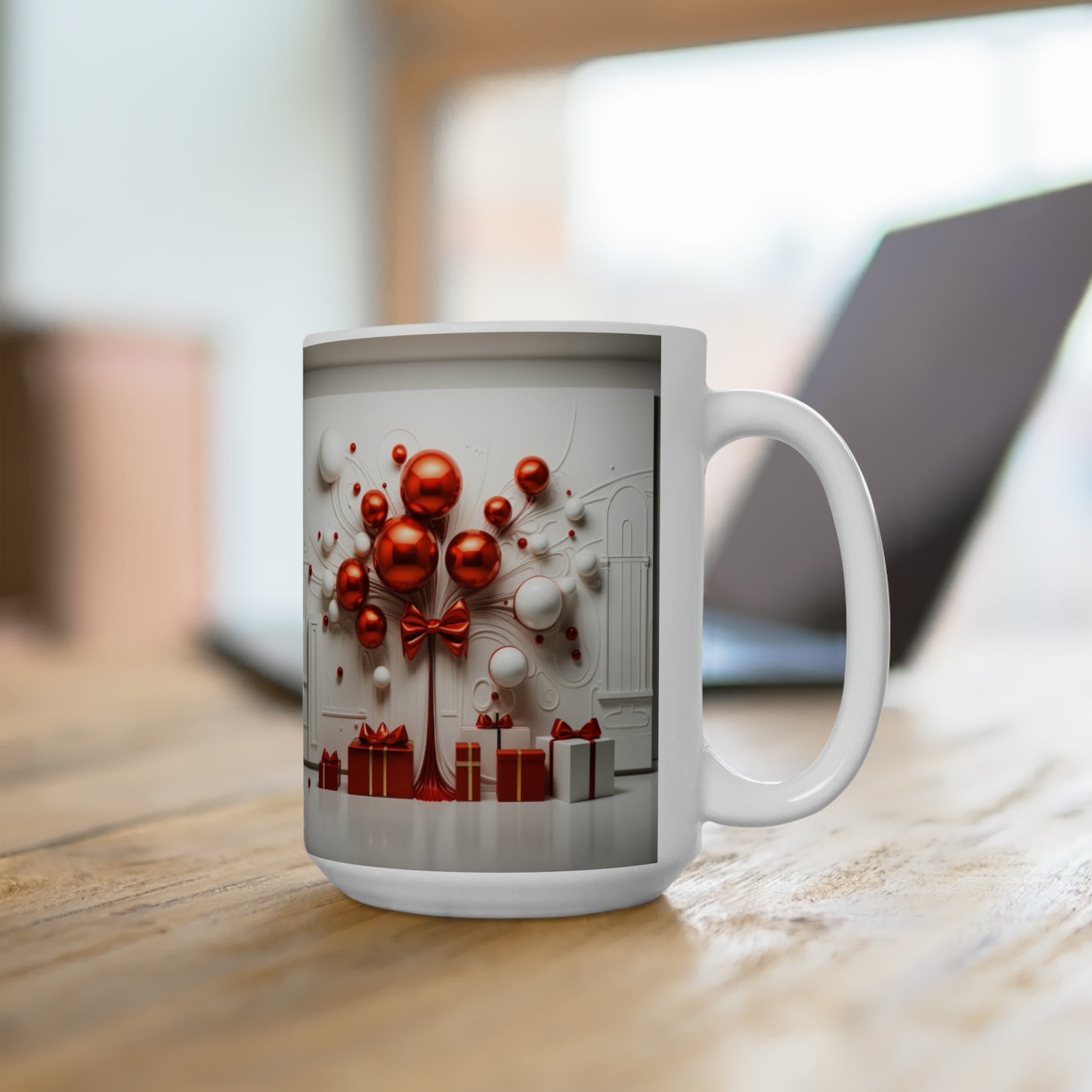 Holiday Mugs: Embrace the Season with Our Festive Living Scenes 15oz
