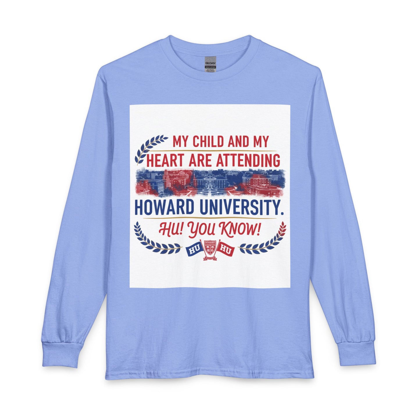 Howard University Pride Family Statement/Unisex Long Sleeve T-Shirt 2