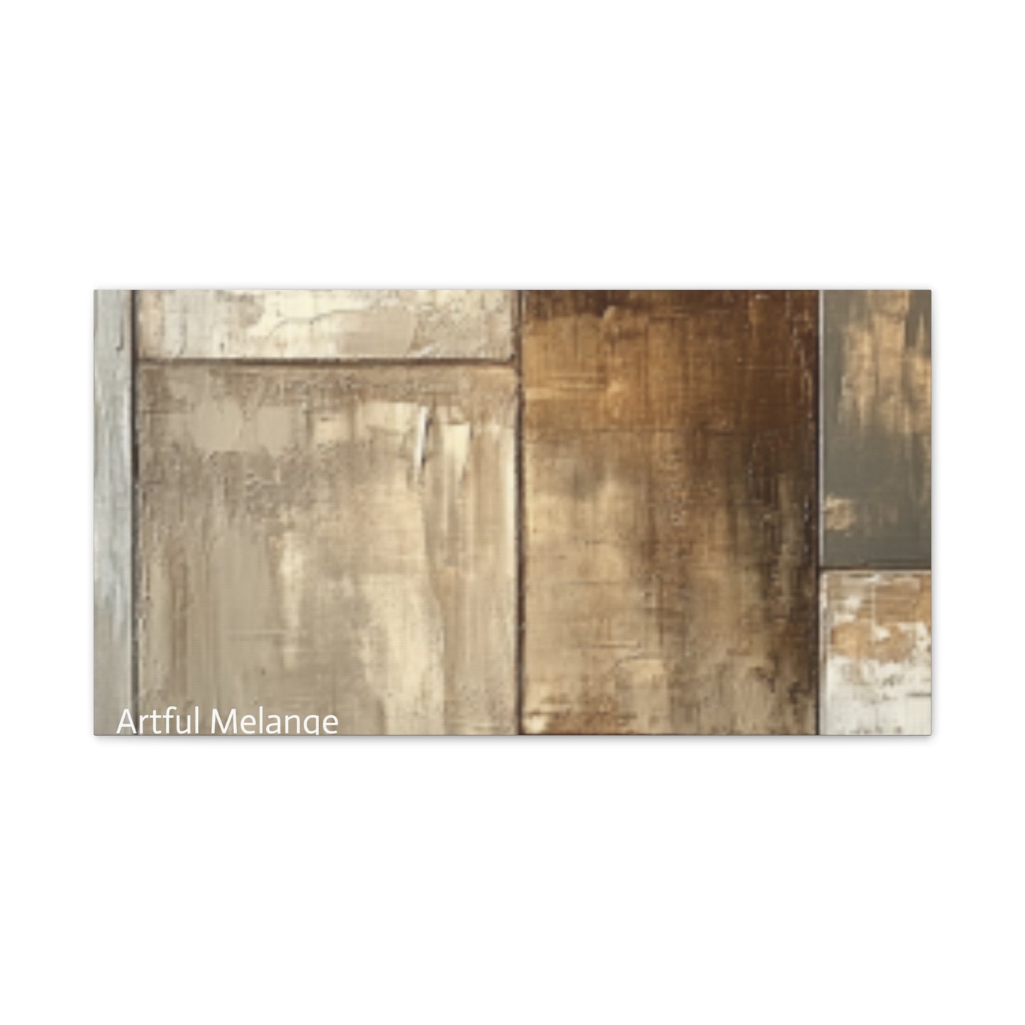 Acrylic Abstract Canvas Print - Richly Textured Artistry