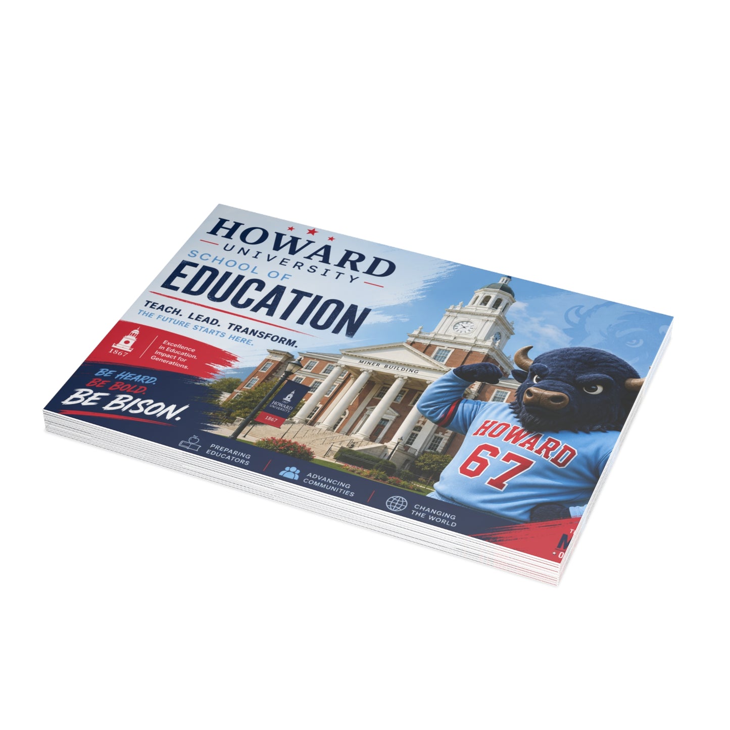 Howard University School of Education Postcard Set 1 (envelopes included)