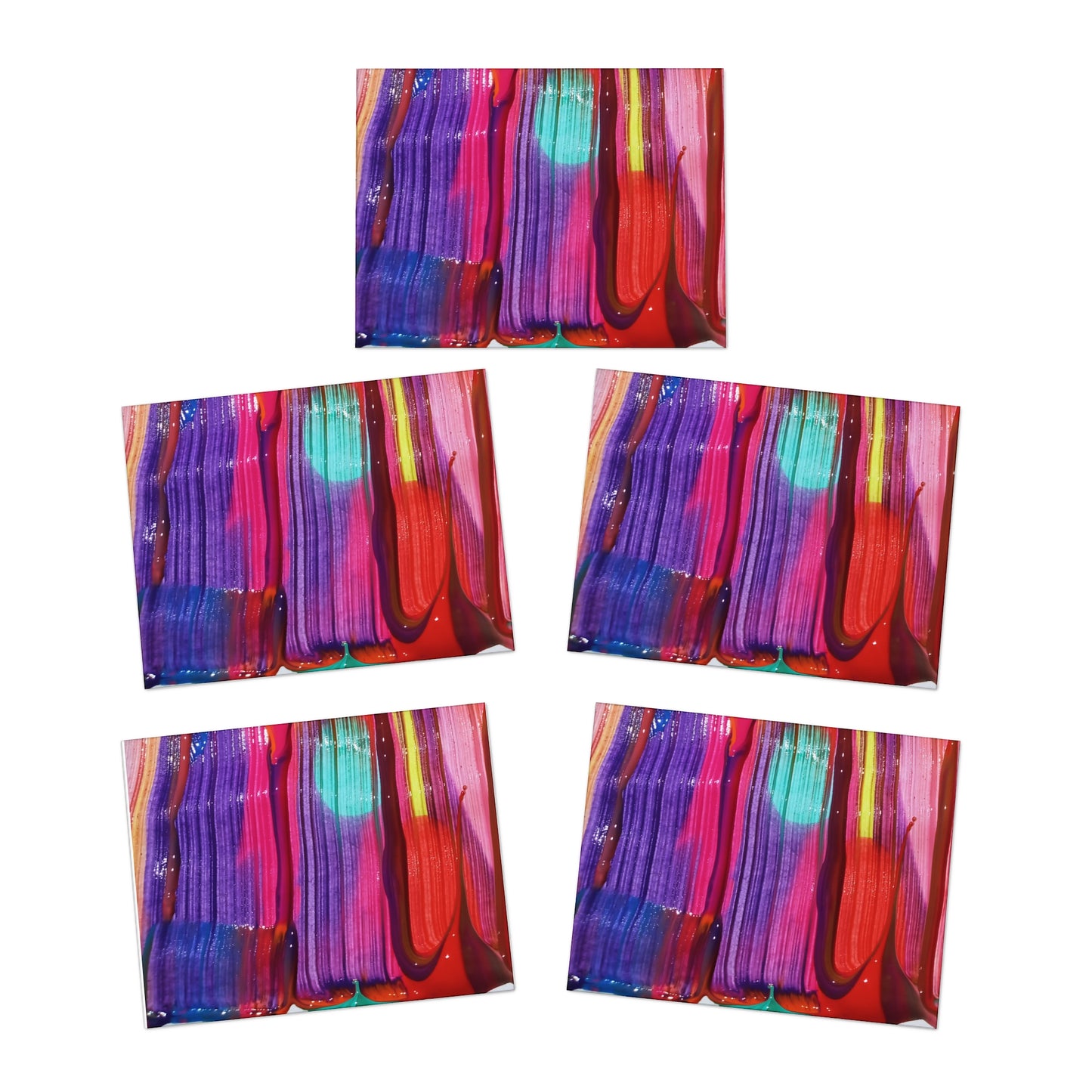Elegance in Ink:  Abstract Art Note Card Set(5-Pack)