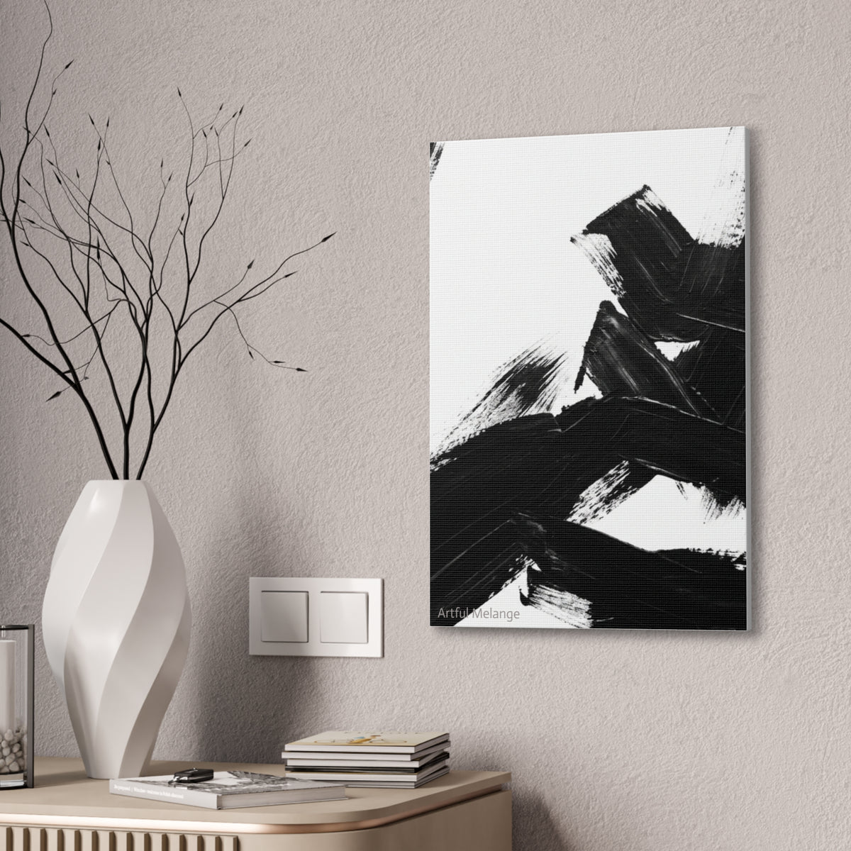Acrylic Abstract Canvas Print - Richly Textured Artistry