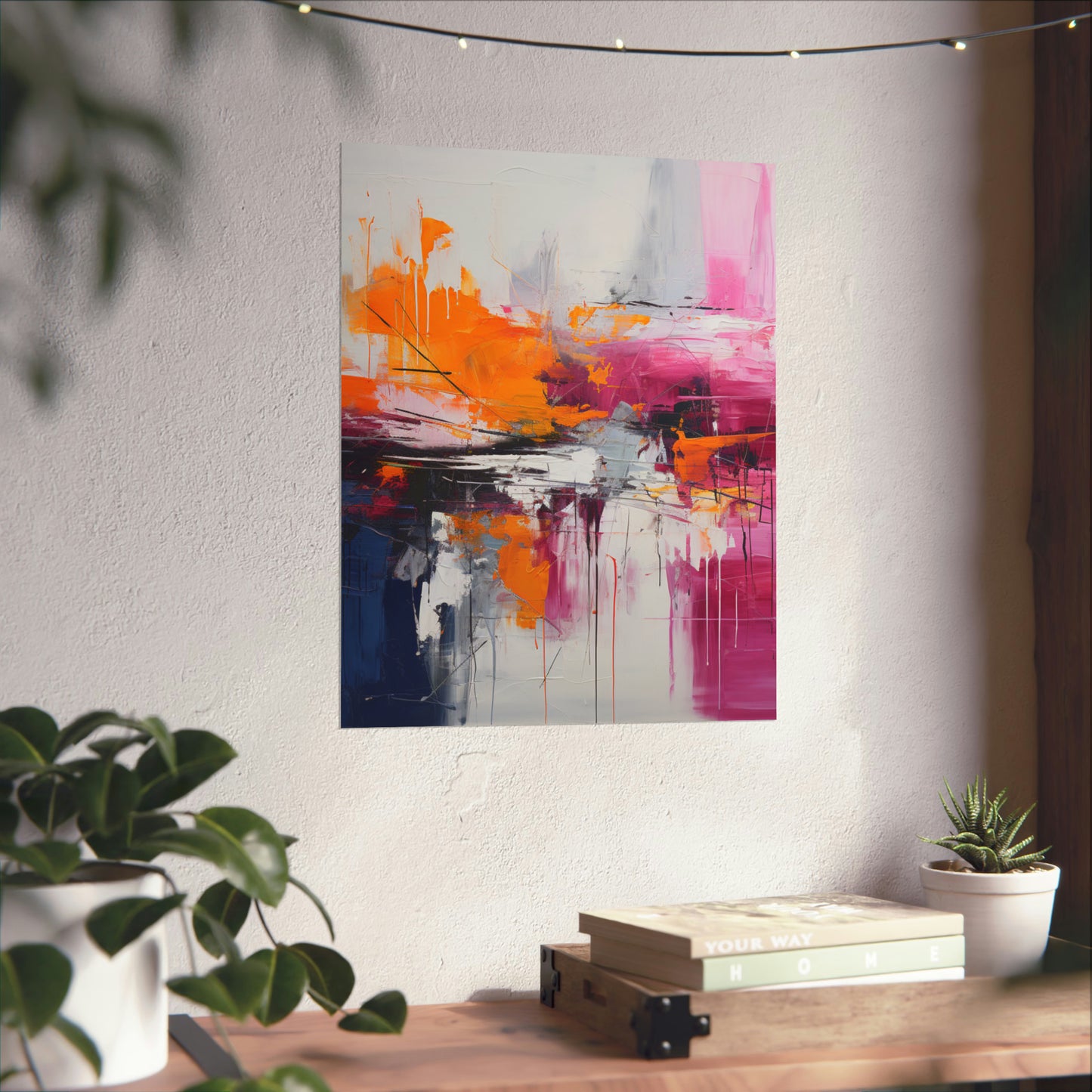 Radiant Harmony Matte Vertical Canvas Poster