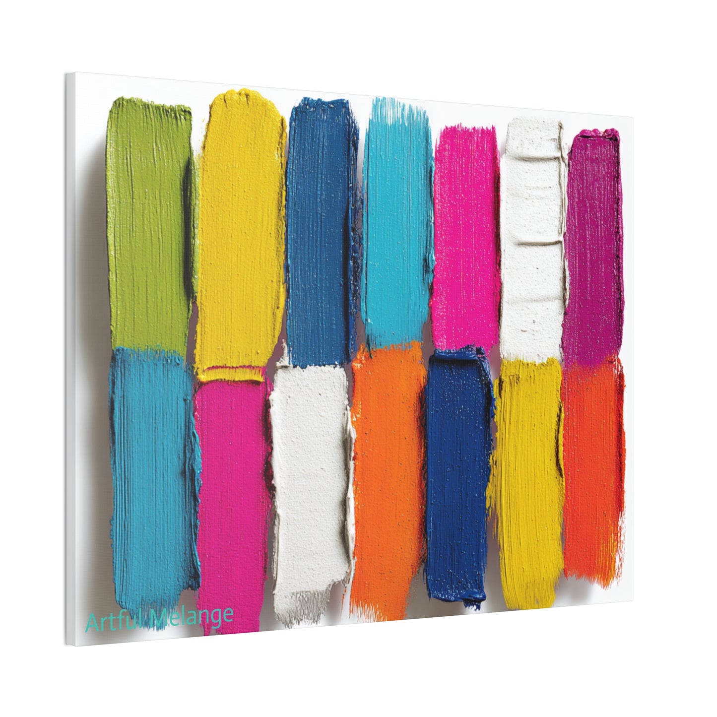 Acrylic Abstract Canvas Print - Richly Textured Artistry