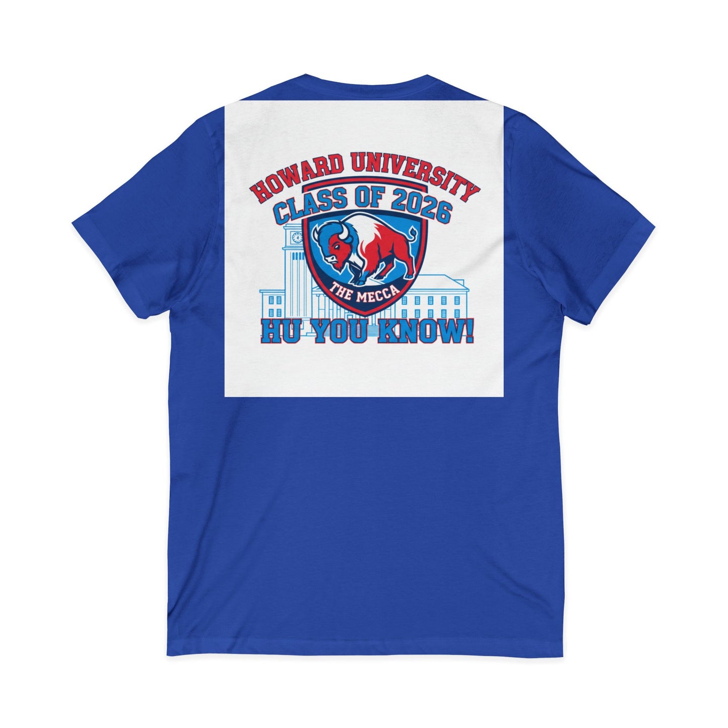 Howard University Class of 2026 Unisex V-Neck T-Shirt | The Mecca Incoming Class Tee
