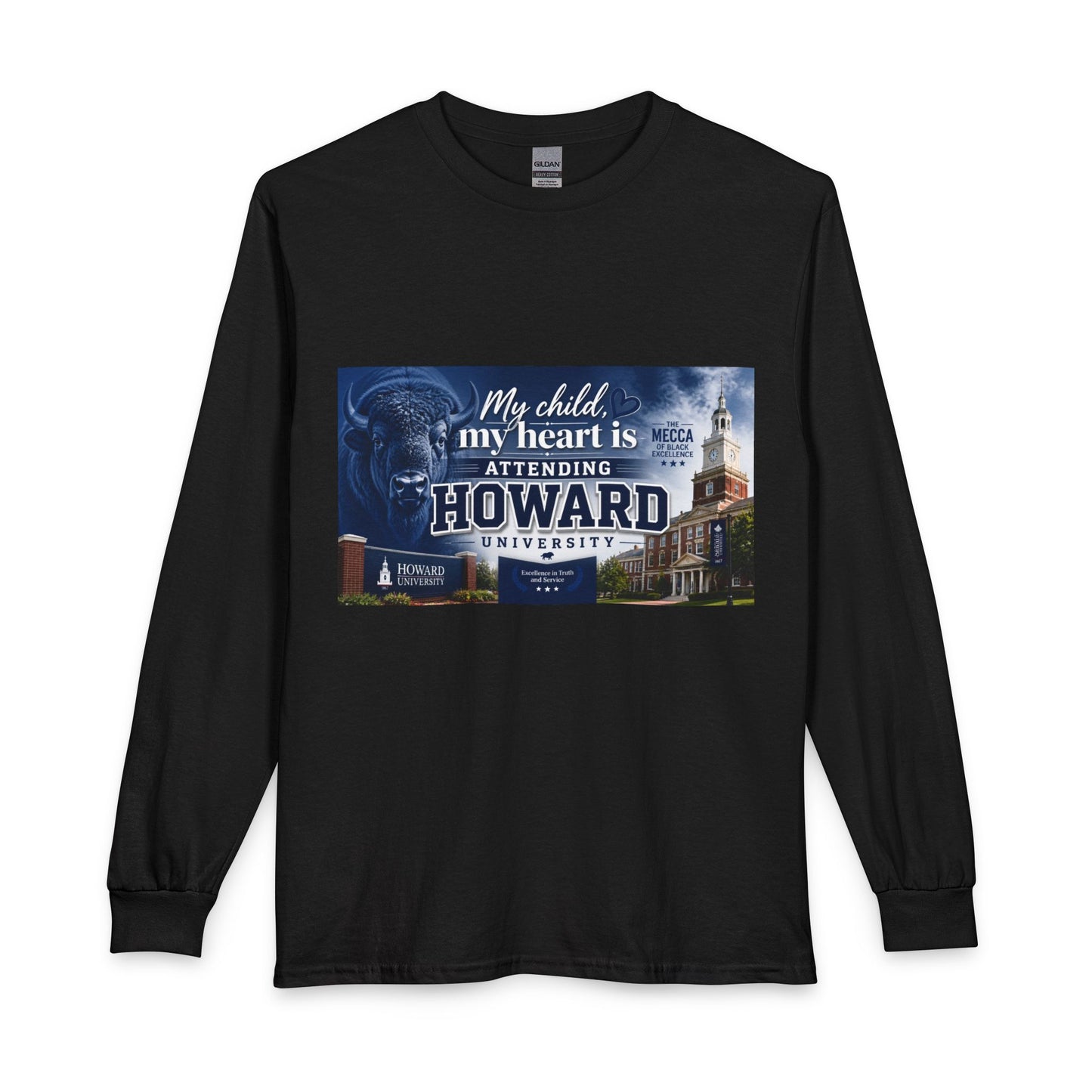 Howard University Pride Family Statement/Unisex Long Sleeve T-Shirt