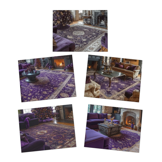 Big Easy Festivity Mardi Gras Note Card Set (5-Pack)