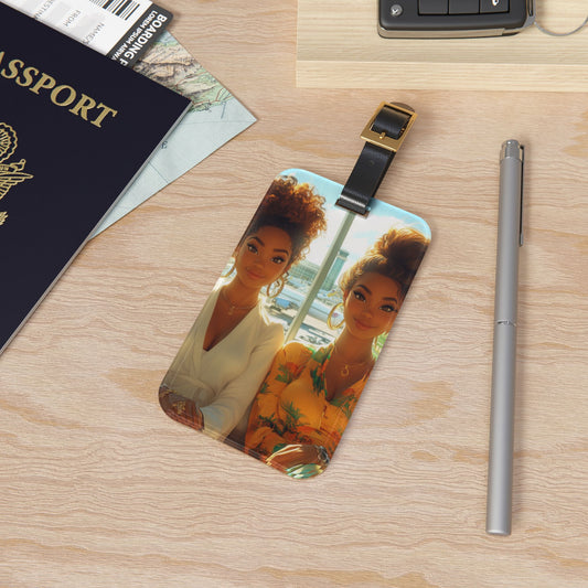 Art Voyage Sisters That Travel Luggage Tag Collection