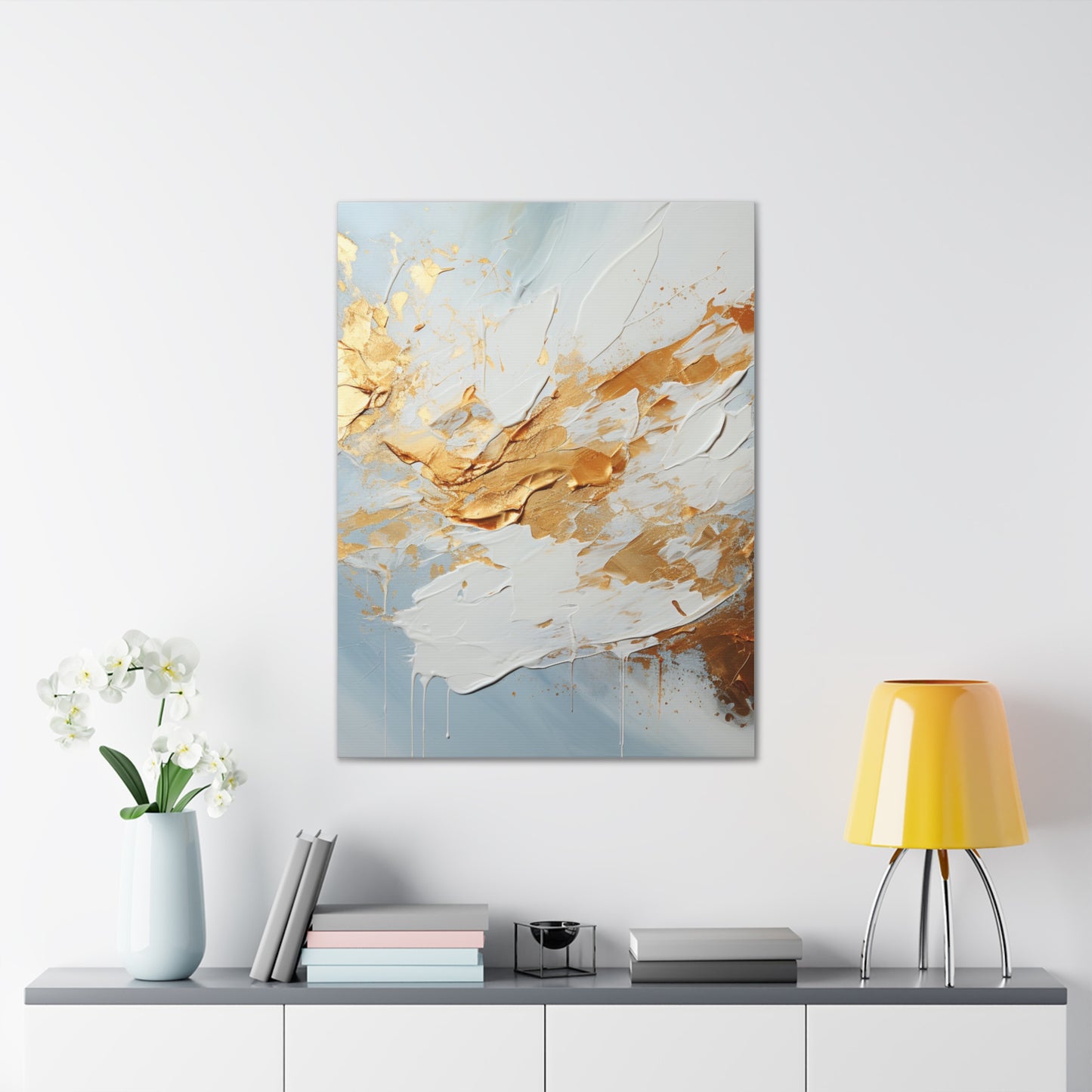 Acrylic Abstract Canvas Print - Richly Textured Artistry
