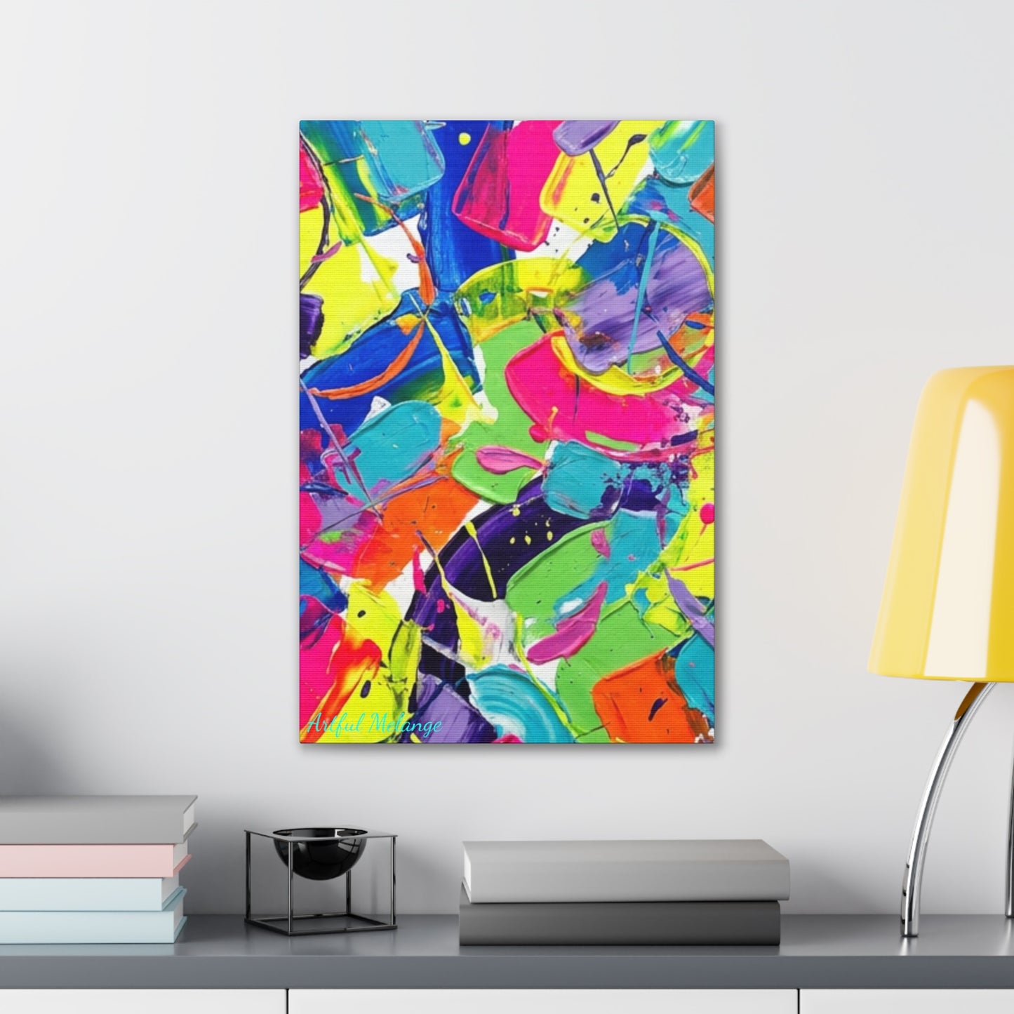 Acrylic Abstract Canvas Print - Richly Textured Artistry