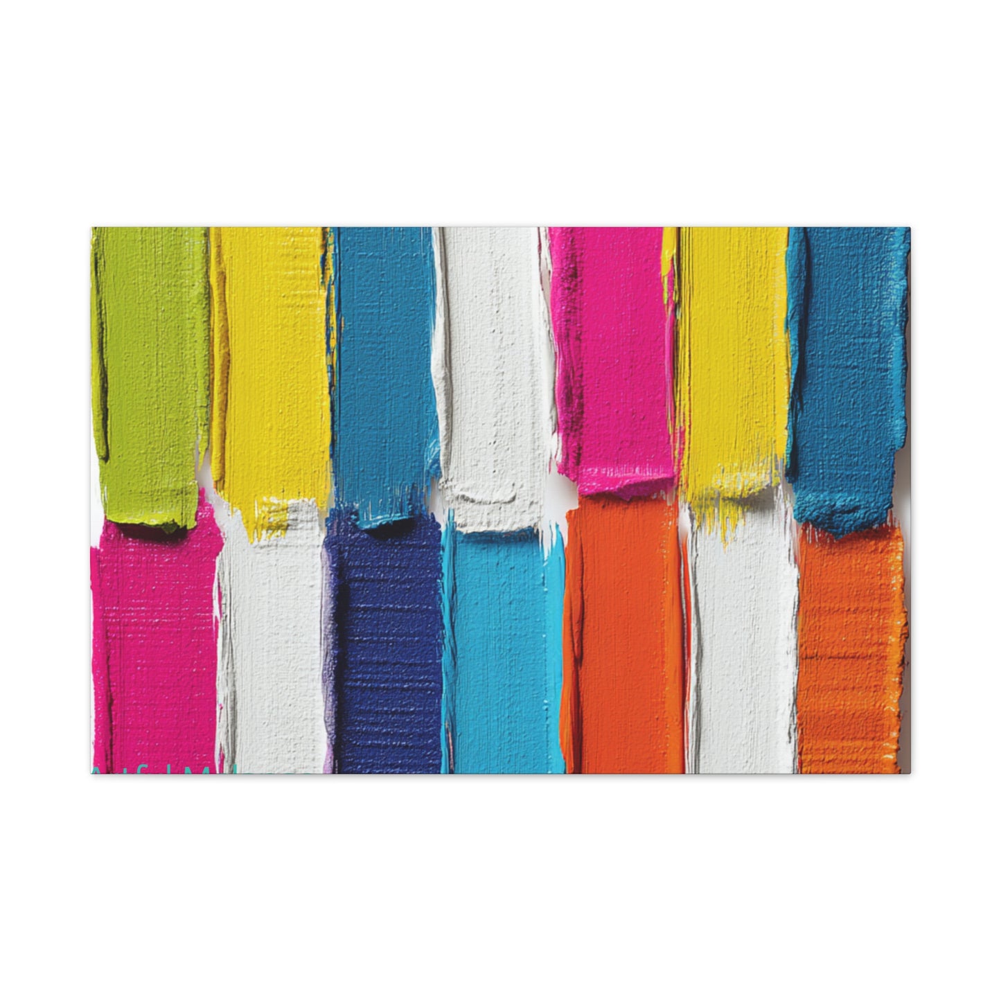 Acrylic Abstract Canvas Print - Richly Textured Artistry