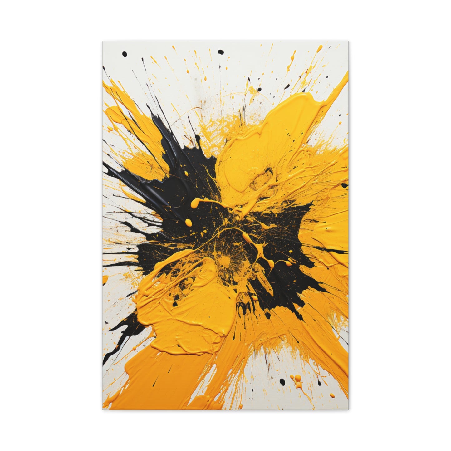 Acrylic Abstract Canvas Print - Richly Textured Artistry