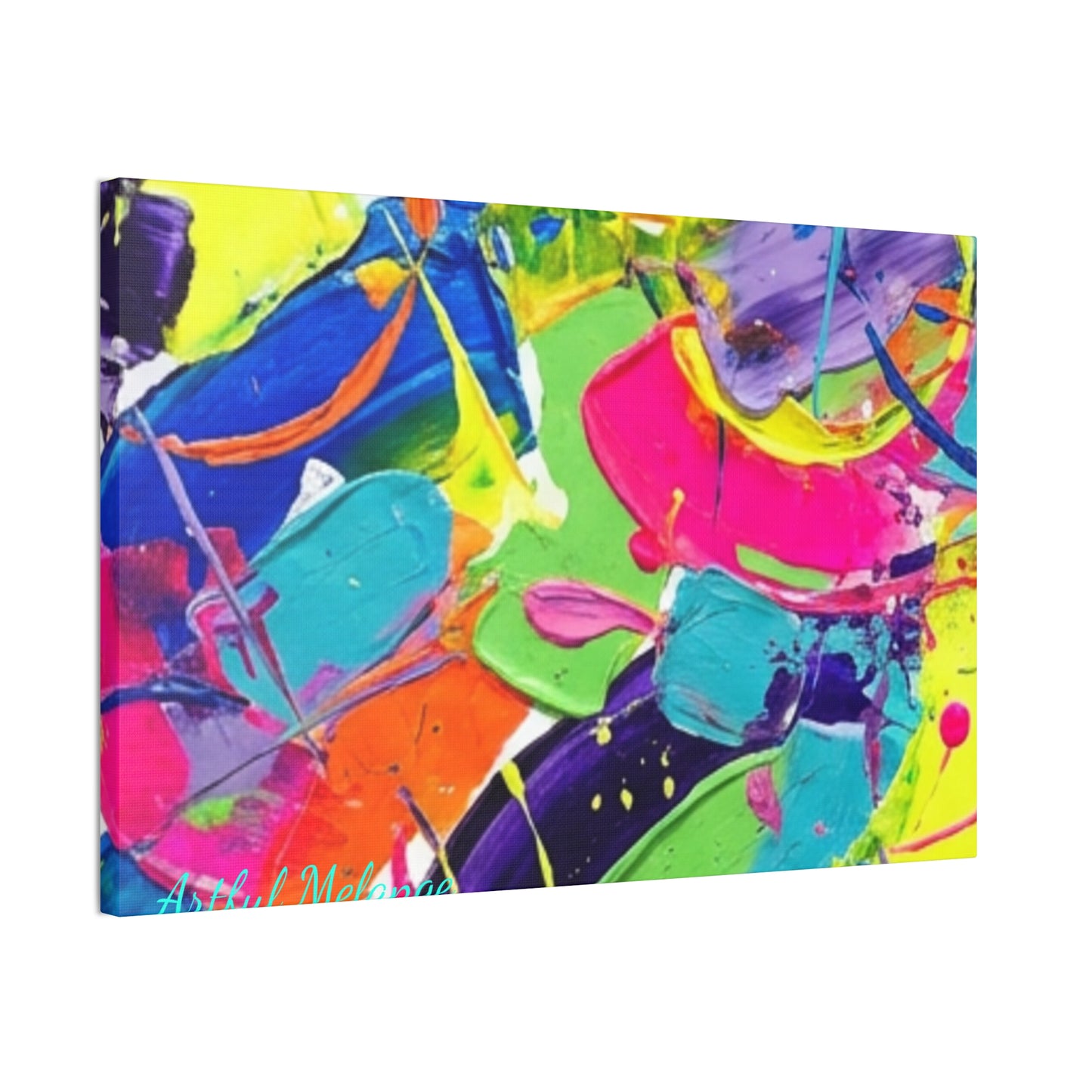 Acrylic Abstract Canvas Print - Richly Textured Artistry
