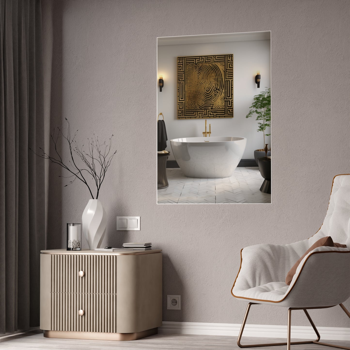 Cultural Elegance Bathscapes Poster Art