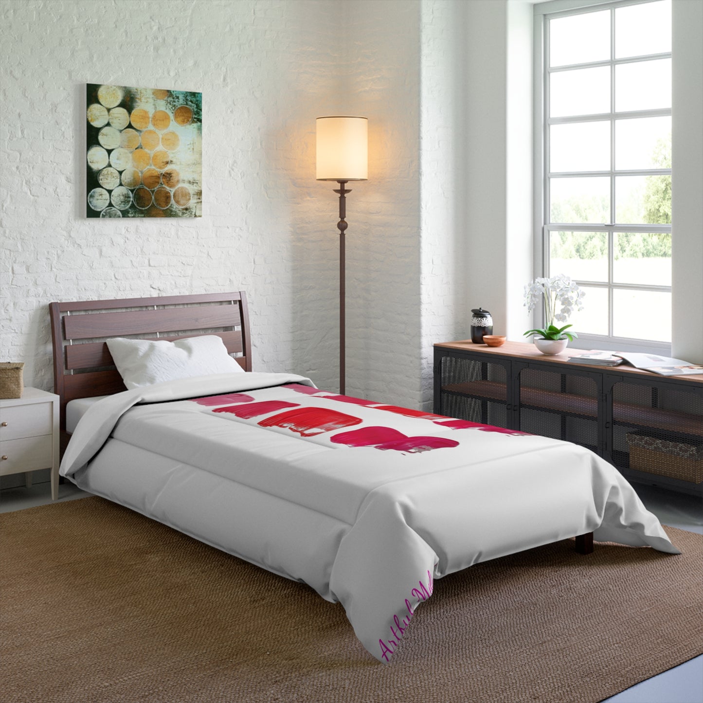 Dreamscape Delight Abstract Art Comforter 34