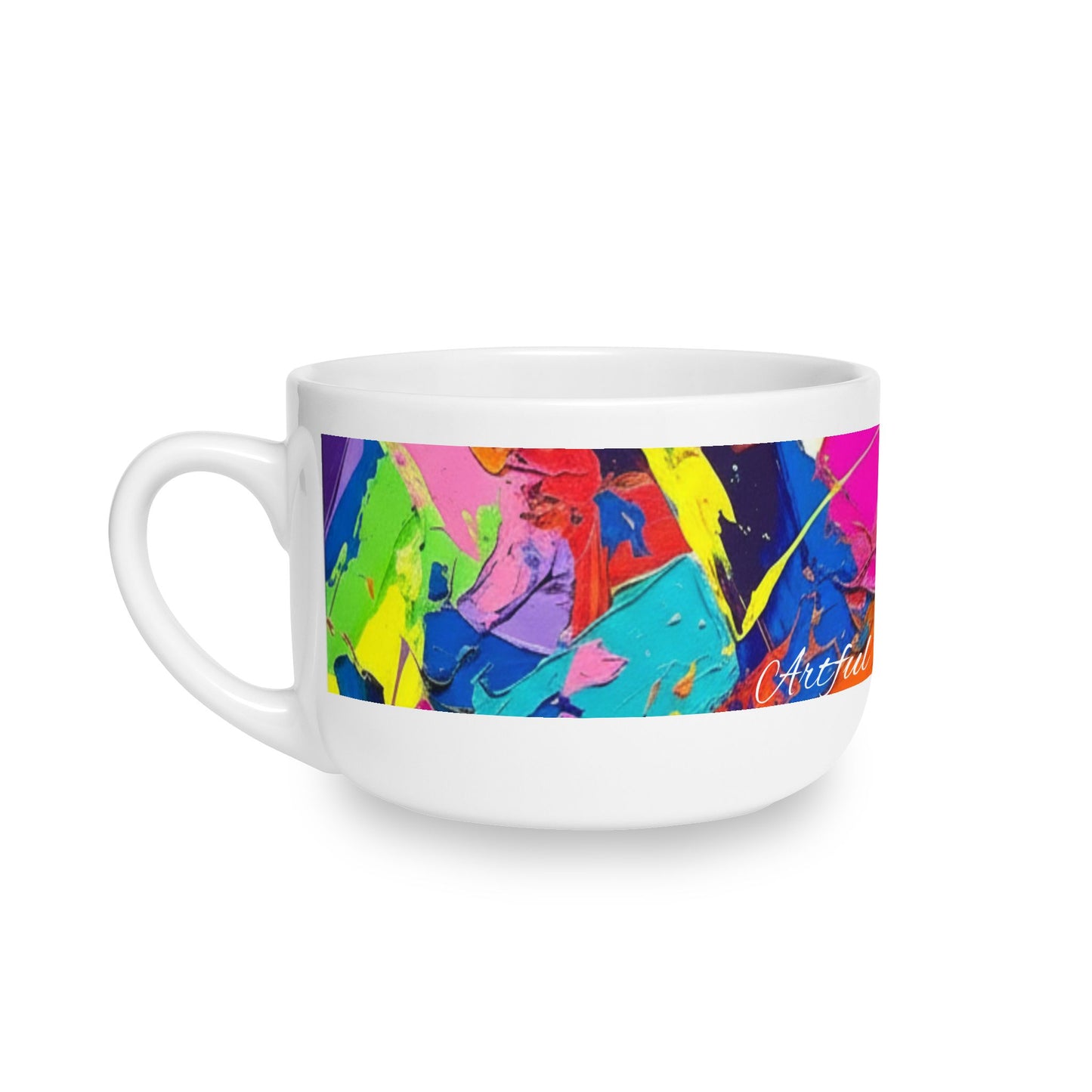 ChromaSoul™ Abstract Latte Mug Collection, 25oz