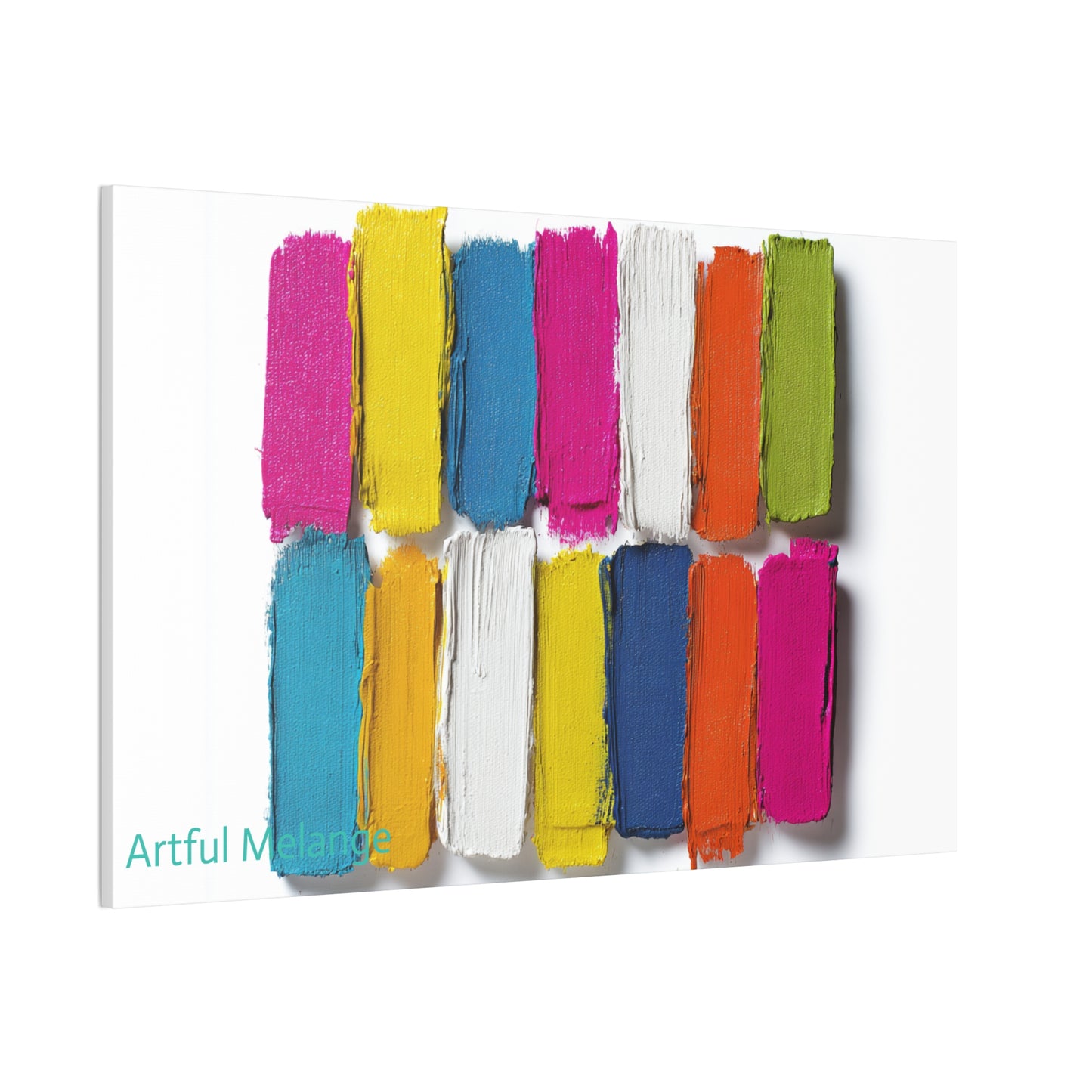 Acrylic Abstract Canvas Print - Richly Textured Artistry