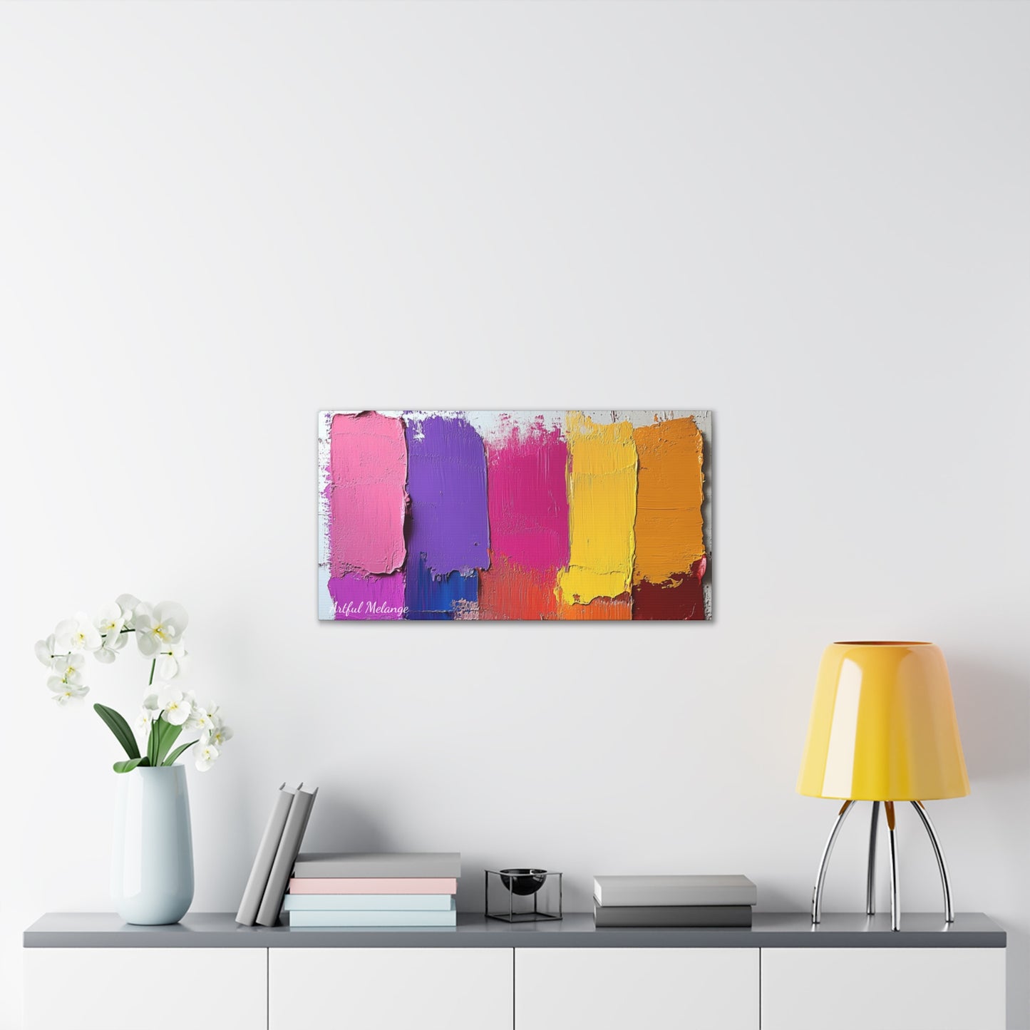 Acrylic Abstract Canvas Print - Richly Textured Artistry