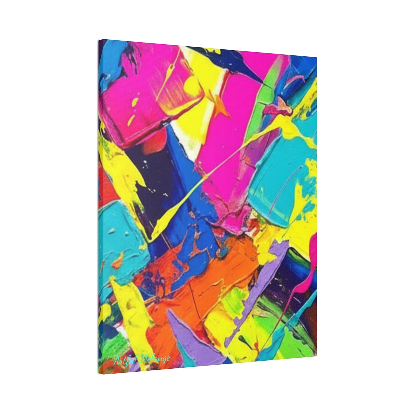 Acrylic Abstract Canvas Print - Richly Textured Artistry