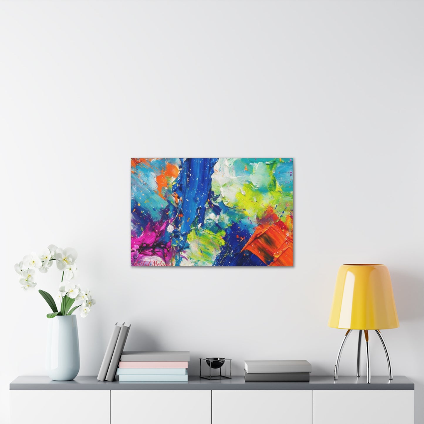 Acrylic Abstract Canvas Print - Richly Textured Artistry