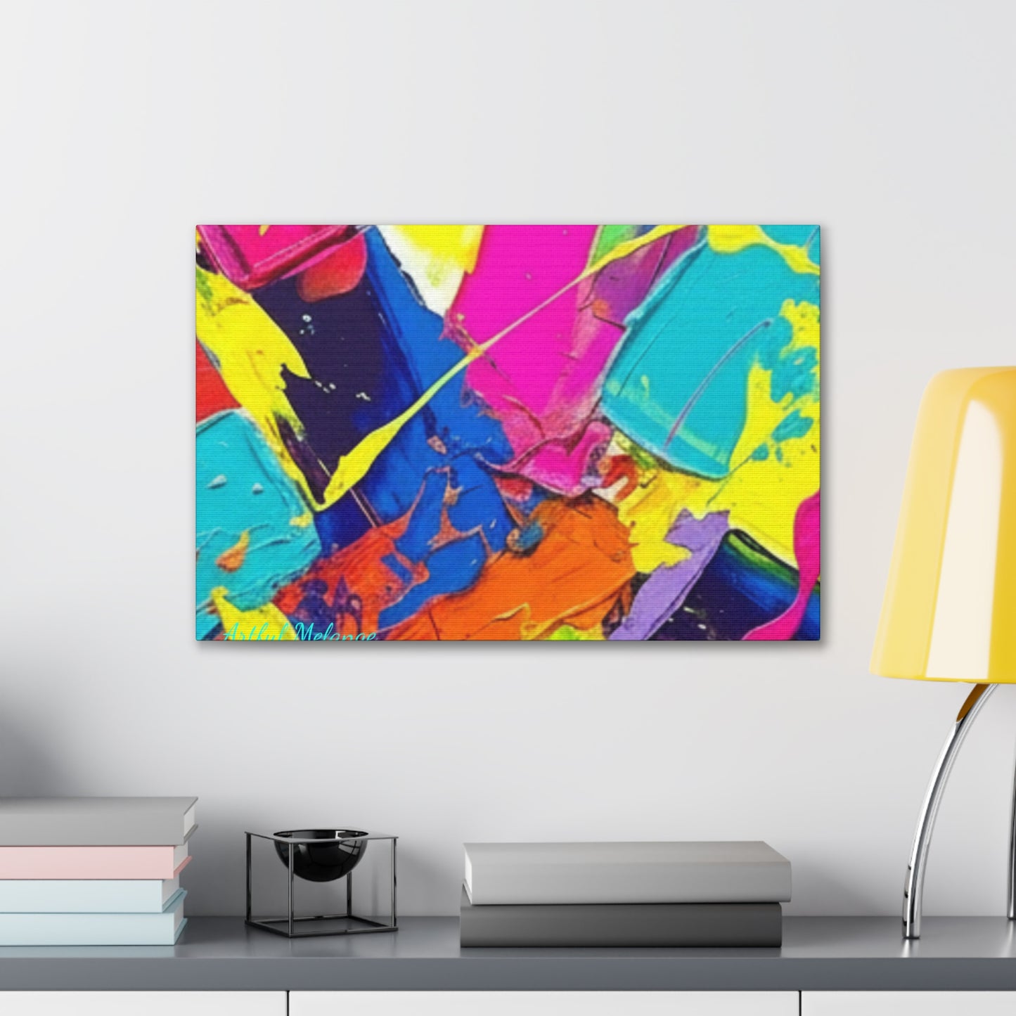 Acrylic Abstract Canvas Print - Richly Textured Artistry