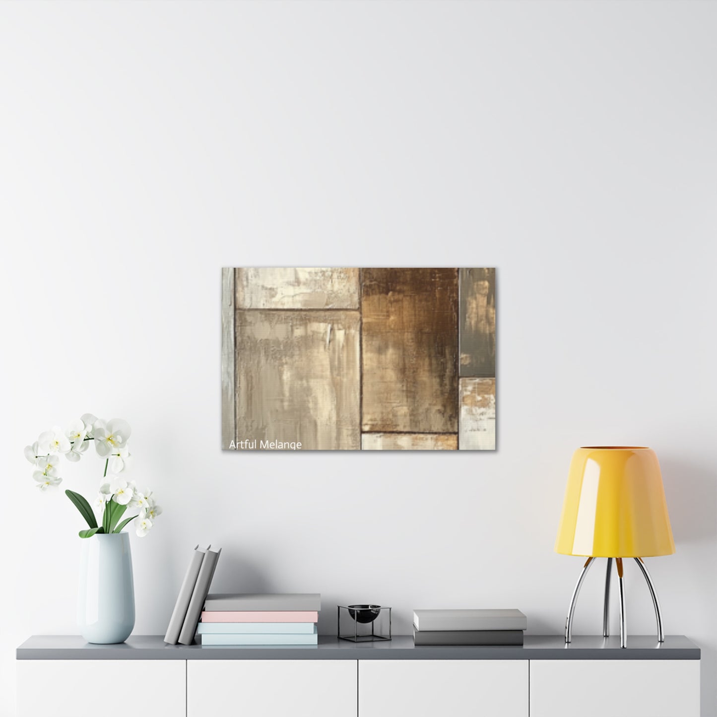 Acrylic Abstract Canvas Print - Richly Textured Artistry